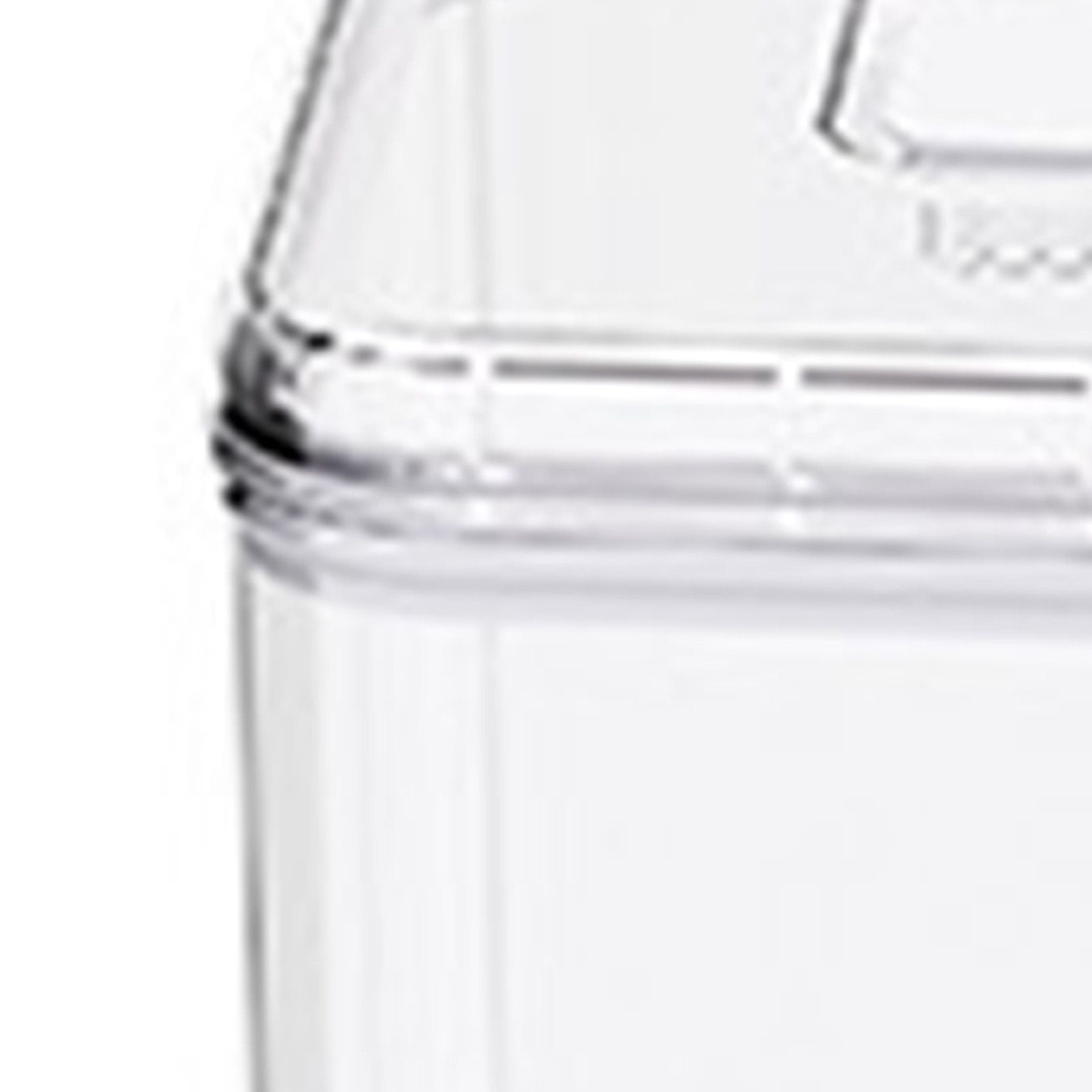 Rice Container Airtight Anti Bugs Moistureproof Hinged Lid Strong Plastic Rice Storage Bin for Family Kitchen White(16.5lb Capacity) - Image 5