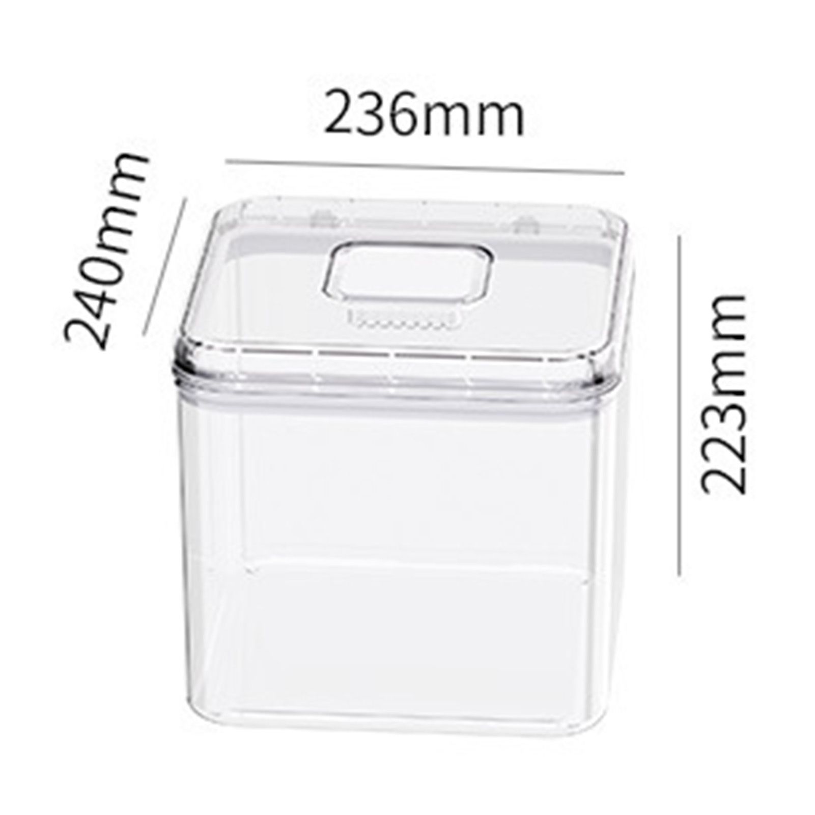 Rice Container Airtight Anti Bugs Moistureproof Hinged Lid Strong Plastic Rice Storage Bin for Family Kitchen White(16.5lb Capacity) - Image 8