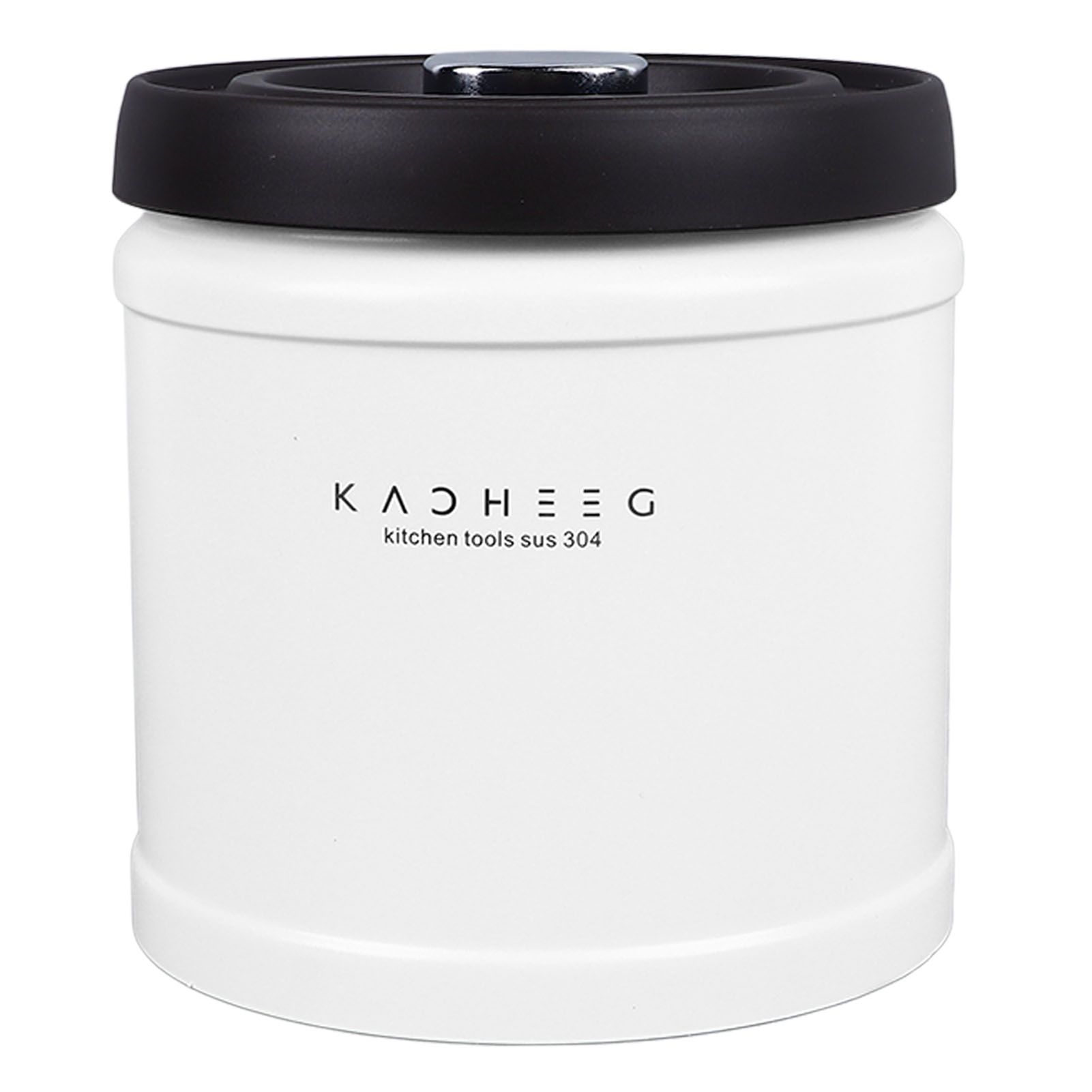 Tea Coffee Canister Stainless Steel Airtight Coffee Container for Grounds Coffee Beans Flour Cereal Sugar 1600ml Capacity - Image 1