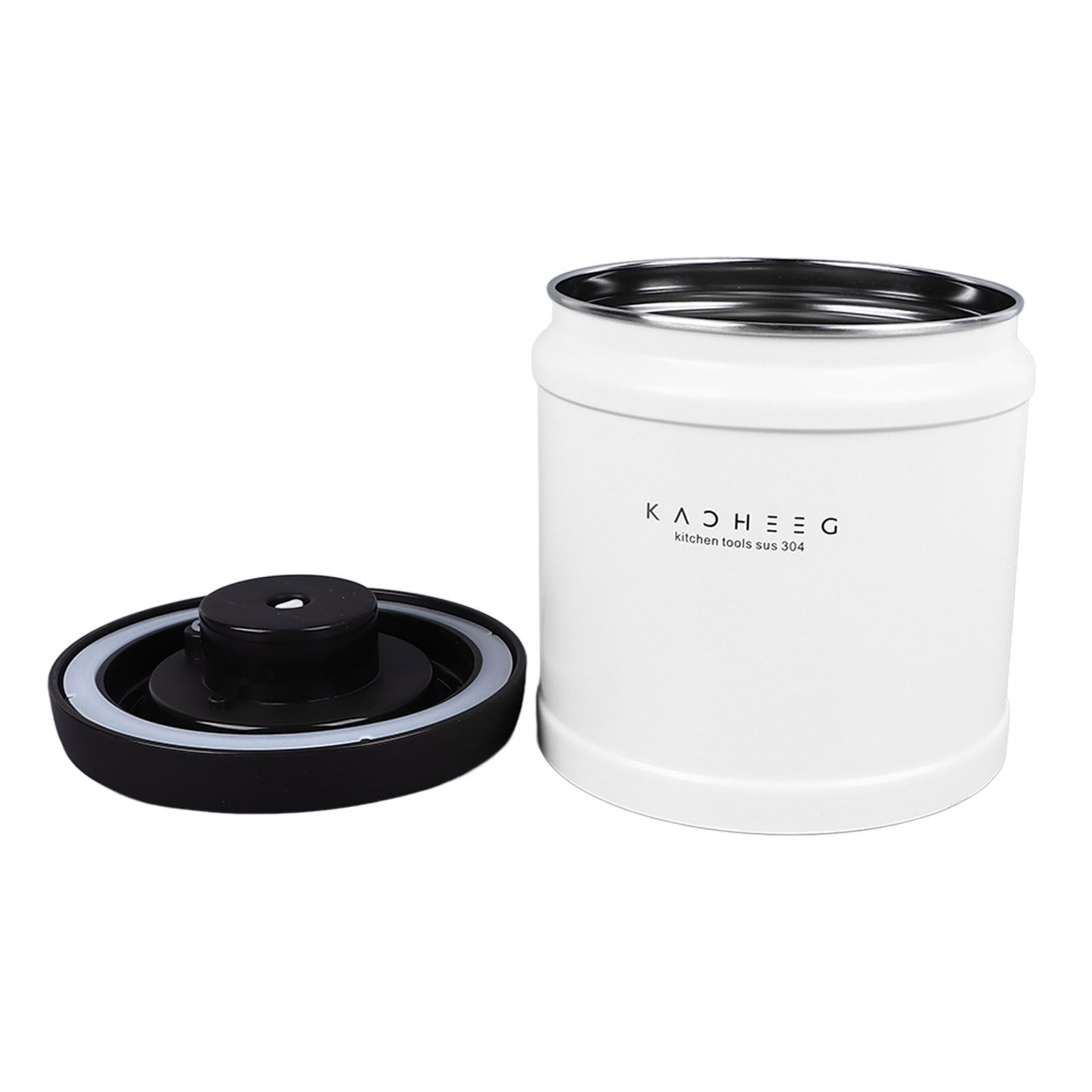 Tea Coffee Canister Stainless Steel Airtight Coffee Container for Grounds Coffee Beans Flour Cereal Sugar 1600ml Capacity - Image 5