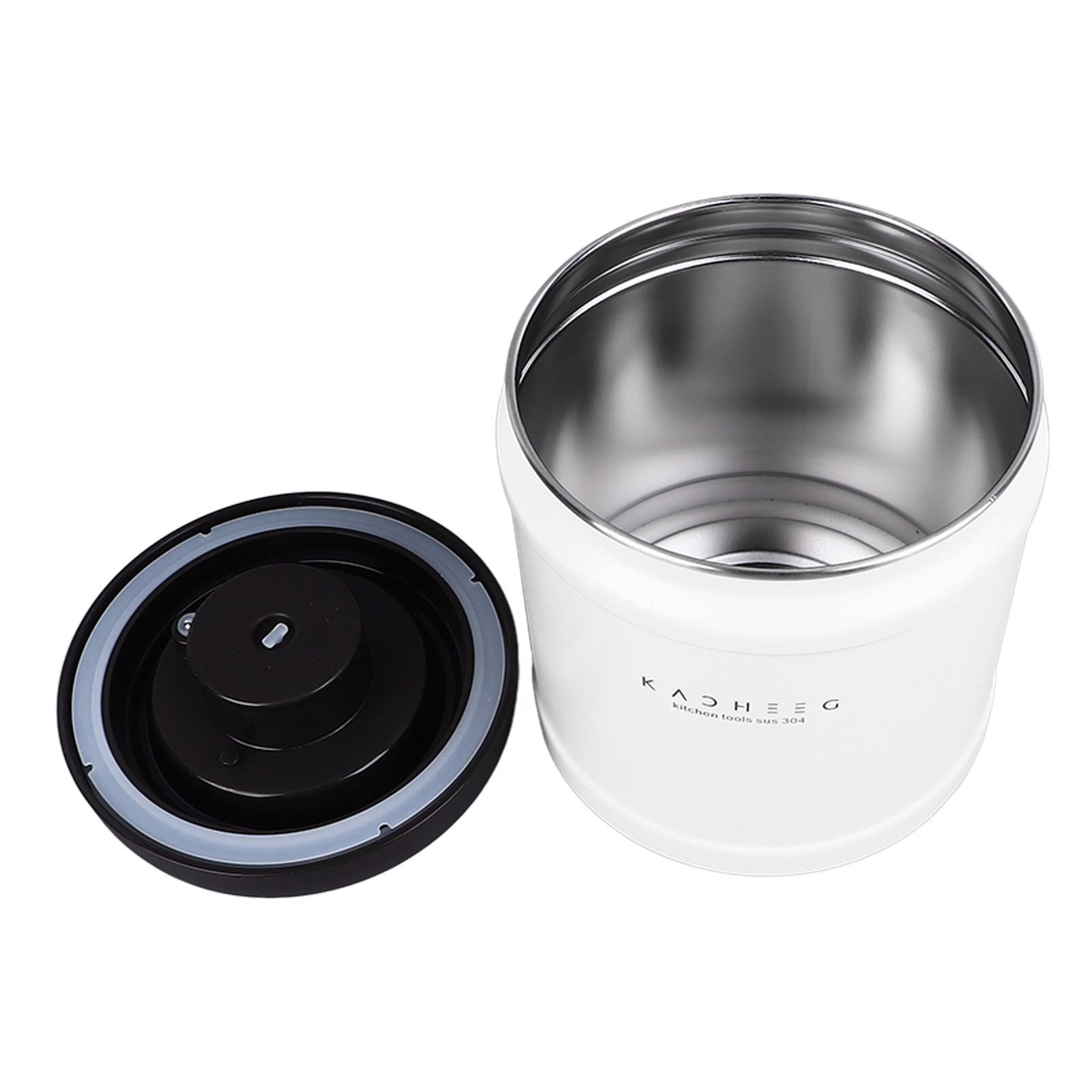 Tea Coffee Canister Stainless Steel Airtight Coffee Container for Grounds Coffee Beans Flour Cereal Sugar 1600ml Capacity - Image 6