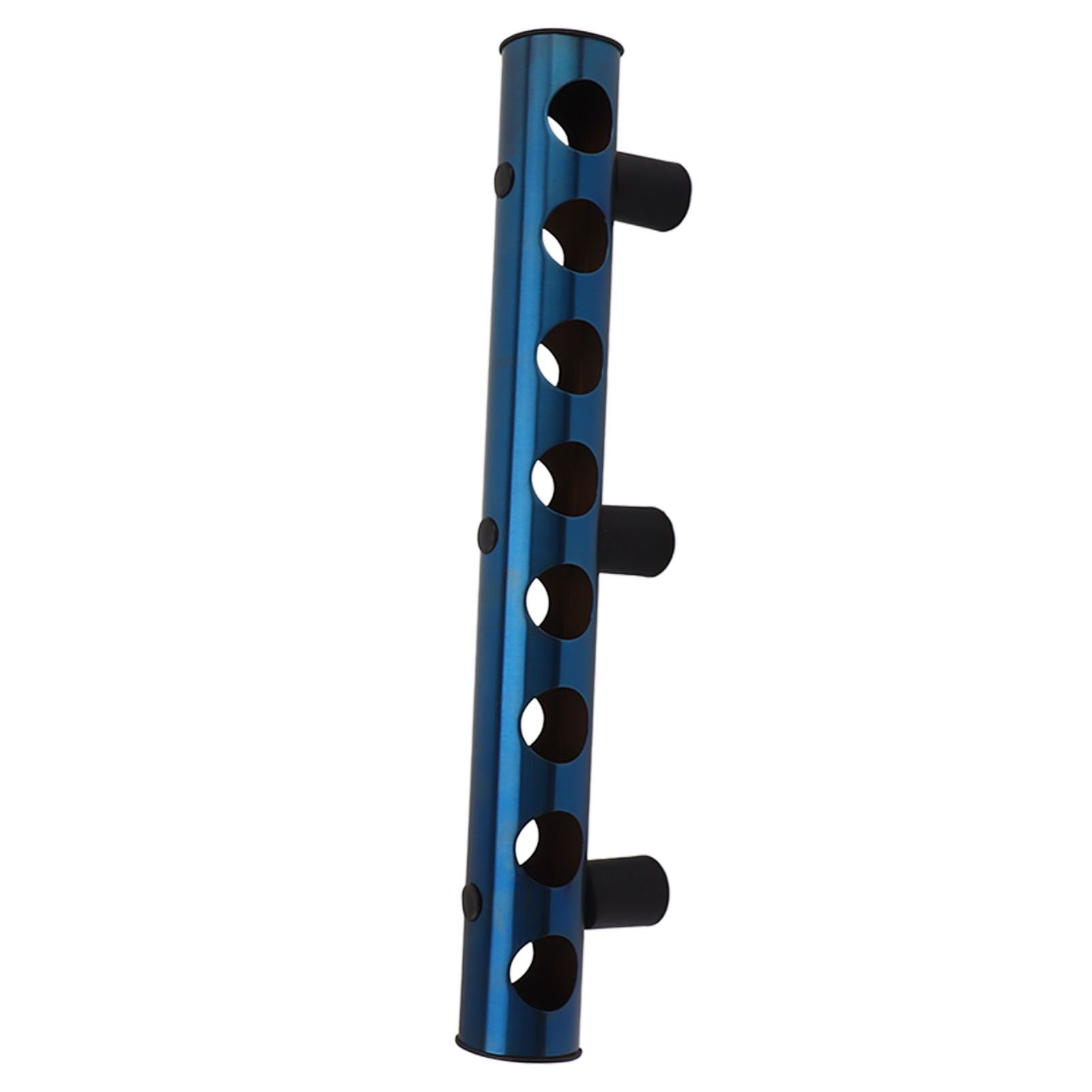 8 Holes Stainless Steel Wall Mounted Wine Rack Wall Bar Wine Bottle Rack Red Wine Storage Rack Blue - Image 5