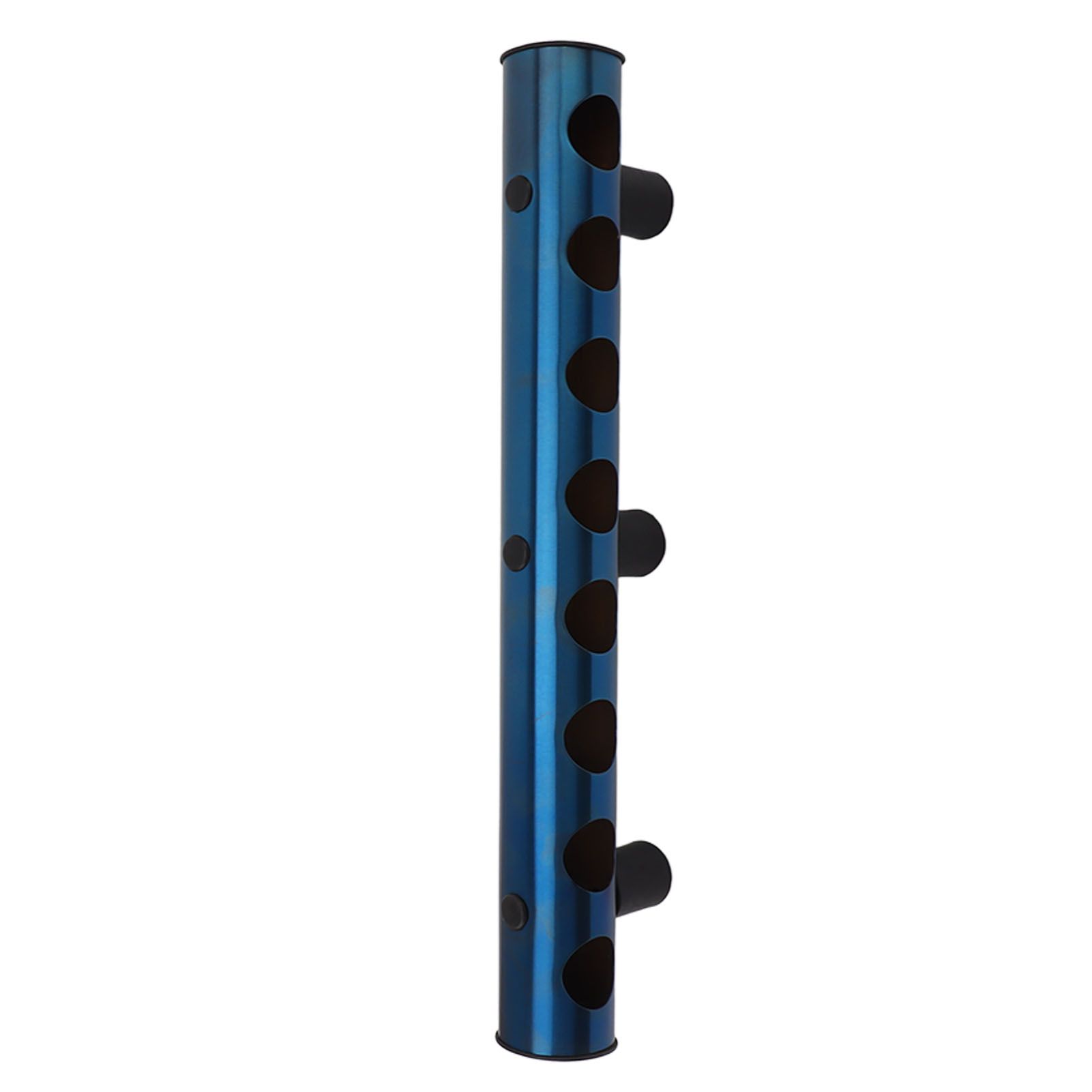 8 Holes Stainless Steel Wall Mounted Wine Rack Wall Bar Wine Bottle Rack Red Wine Storage Rack Blue - Image 6