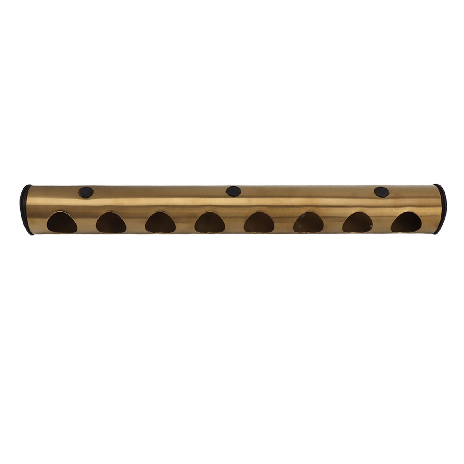 8 Holes Stainless Steel Wall Mounted Wine Rack Wall Bar Wine Bottle Rack Red Wine Storage Rack Gold - Image 2