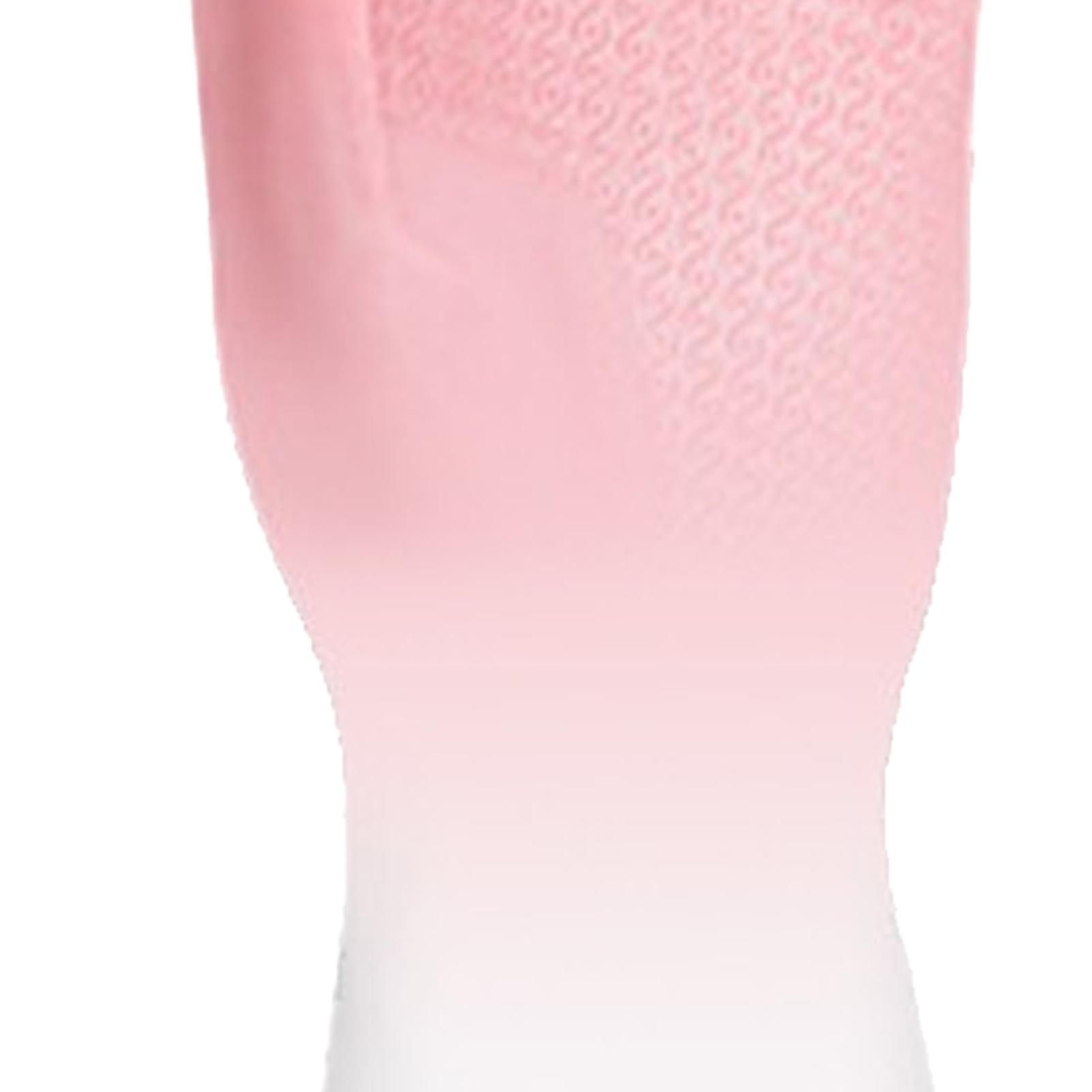 Kitchen Gloves Reusable Tight Fit Multifunctional Dishwashing Cleaning Waterproof Durable Household Gloves Pink - Image 8