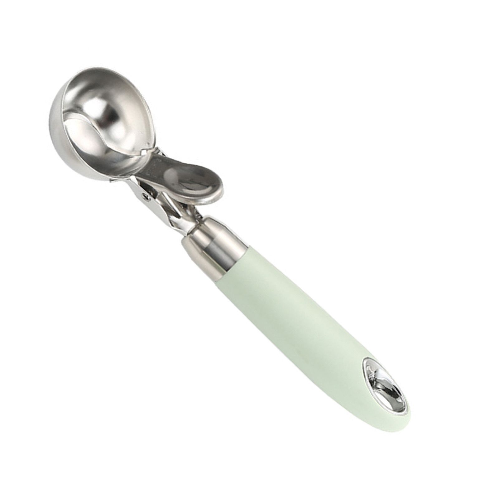 Ice Cream Scoop Smoothing Stainless Steel Hanging Hole Multifunction Cupcake Scoop for Home Kitchen Cafe Bar Trigger Release Scoop - Image 4