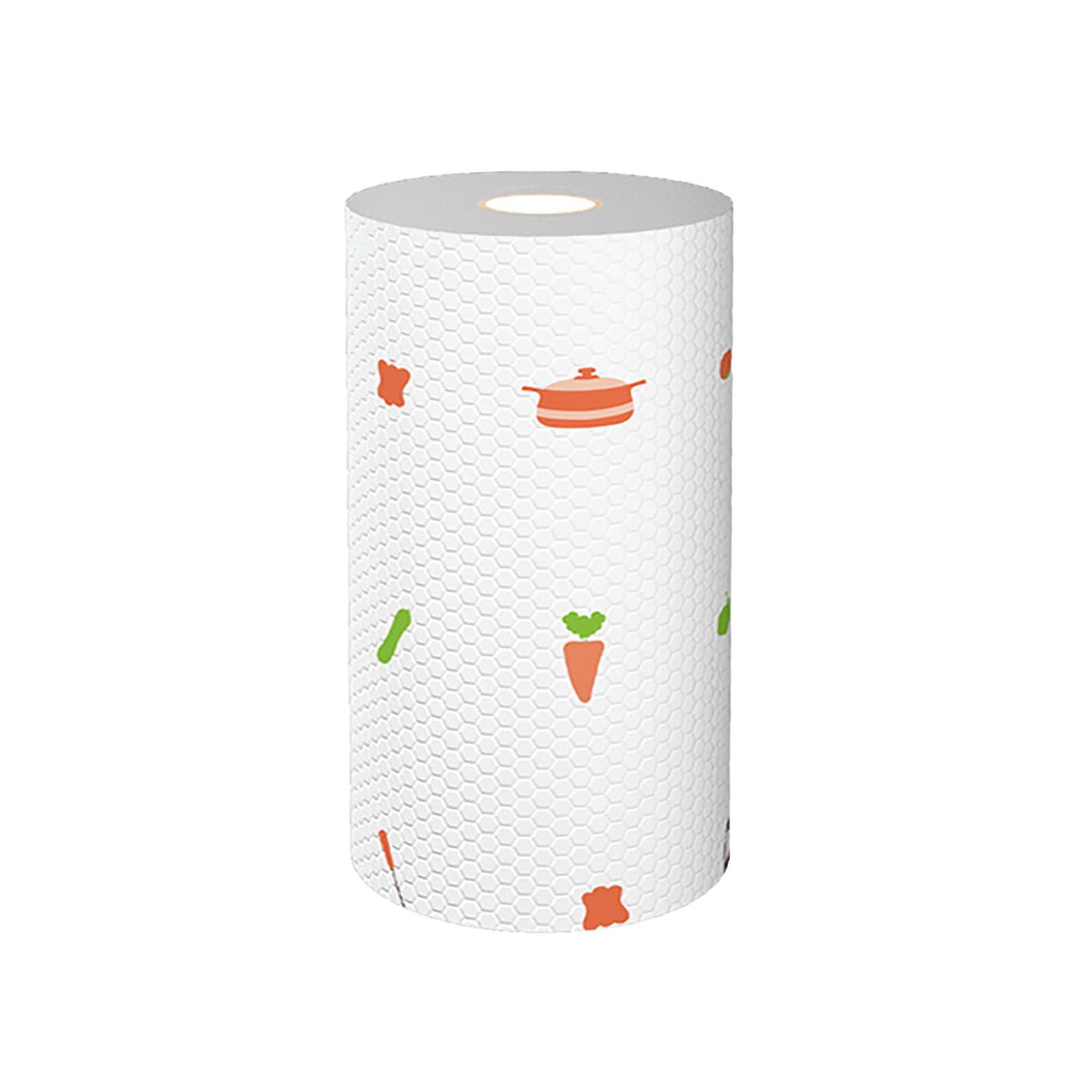50 PCS Kitchen Paper Towels Wet Dry Use One Time Use Polyester Dish Paper Towels for Dishes Pots - Image 1