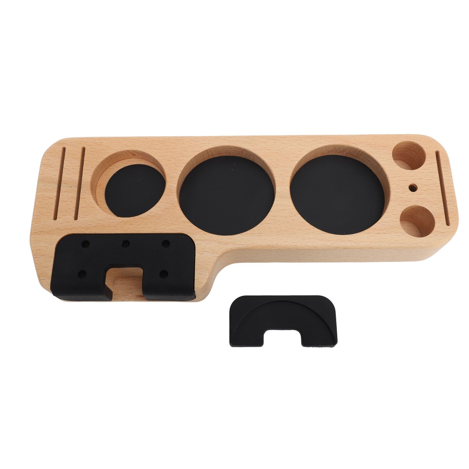 Coffee Tamping Station Wood Tamper Station Compatible with 51mm 53mm 58mm Tamper Distributer Versatile Coffee Accessory - Image 1