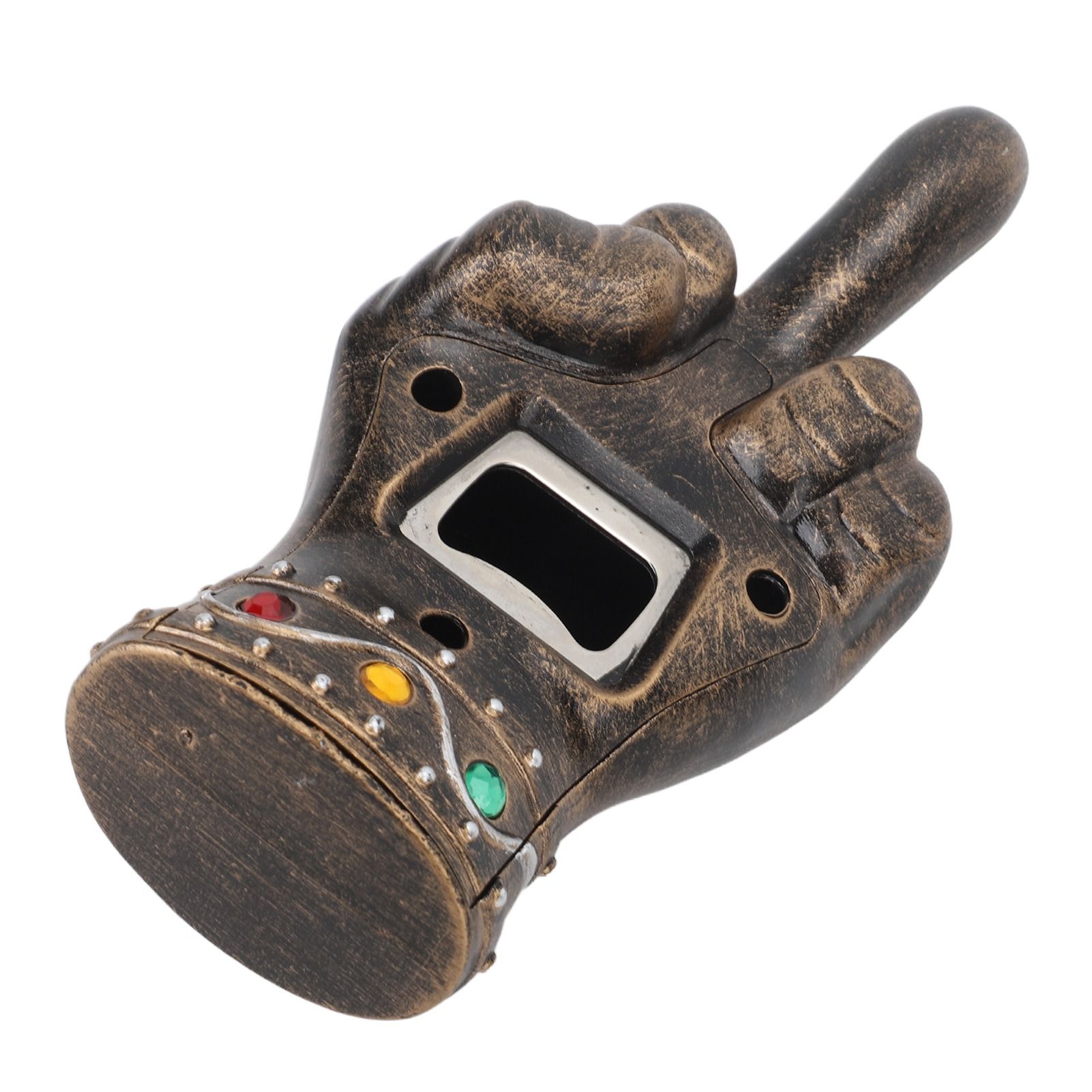 Fist Beer Opener Cool Middle Finger Shape Portable Fist Beer Bottle Opener for Men Husband Dad Grandpa Boyfriend Gold - Image 5