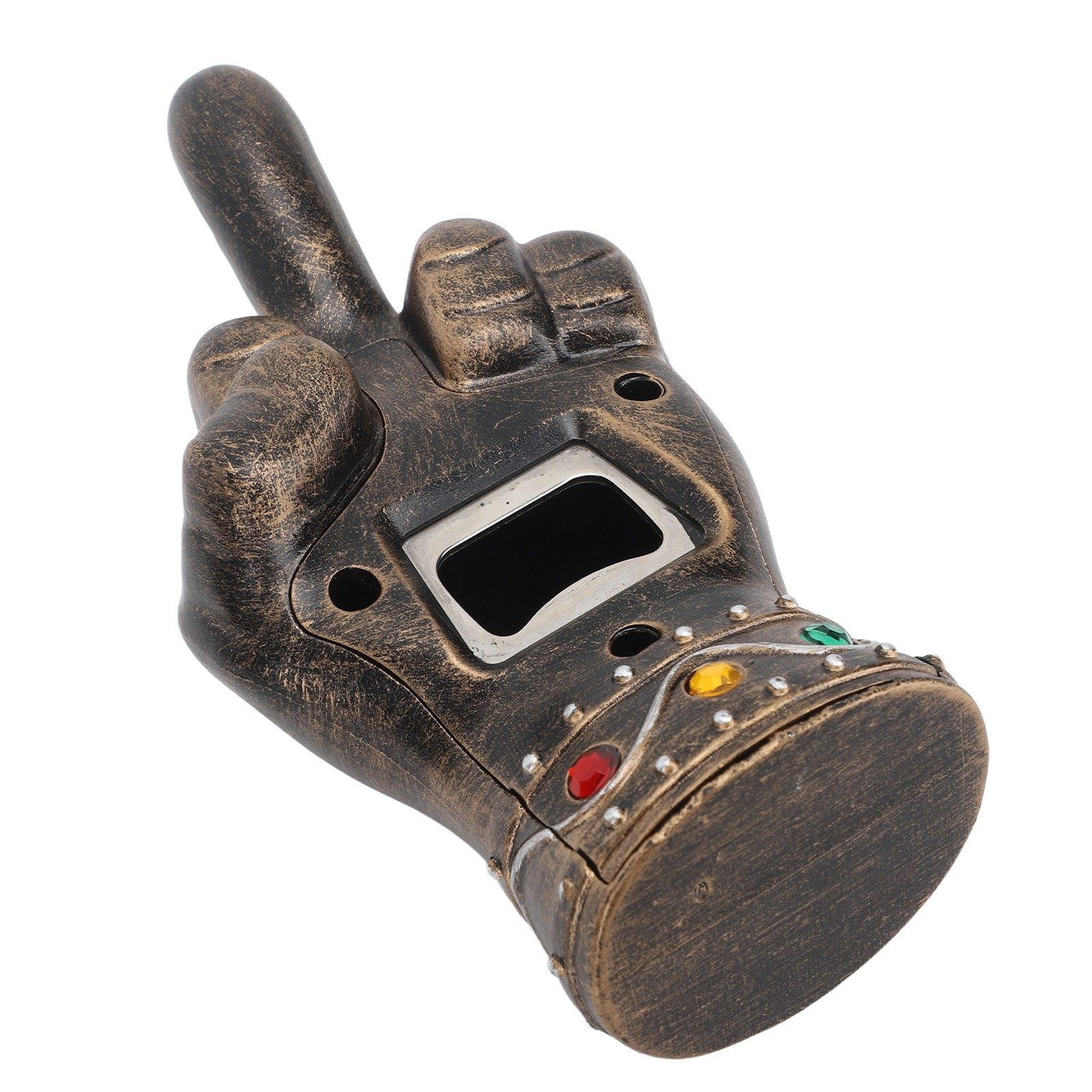 Fist Beer Opener Cool Middle Finger Shape Portable Fist Beer Bottle Opener for Men Husband Dad Grandpa Boyfriend Gold - Image 6