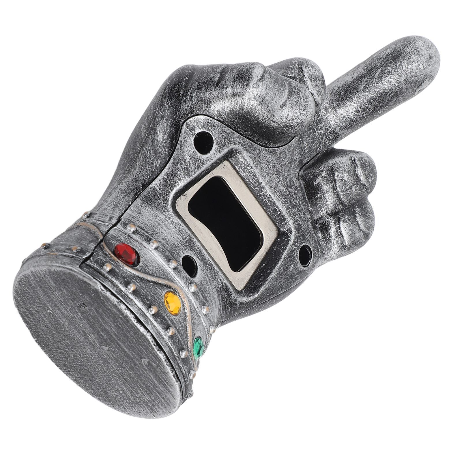 Fist Beer Opener Cool Middle Finger Shape Portable Fist Beer Bottle Opener for Men Husband Dad Grandpa Boyfriend Silver - Image 6