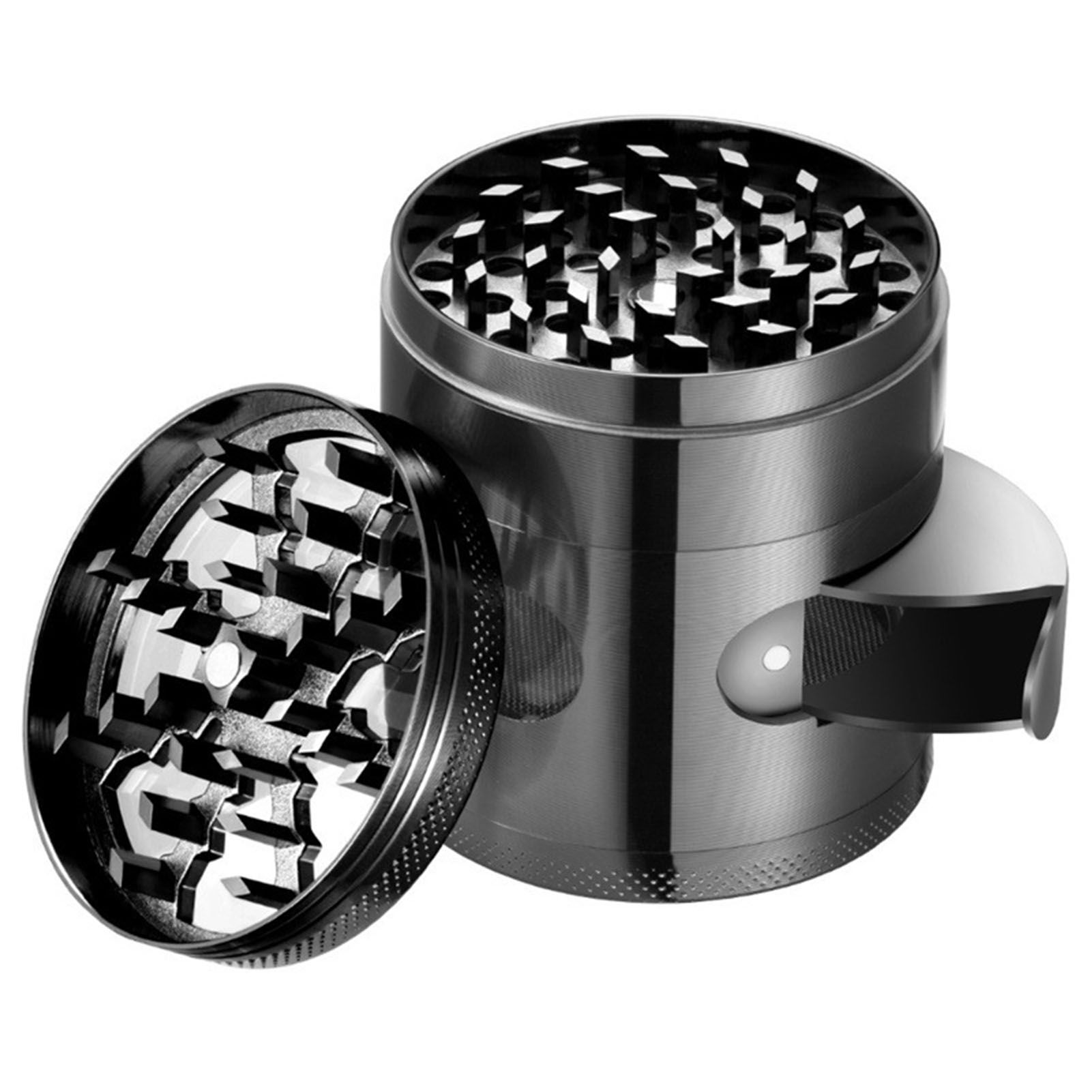 Manual Spice Grinder Small Portable Zinc Alloy Herb Grinder for Household Kitchen Restaurant - Image 3