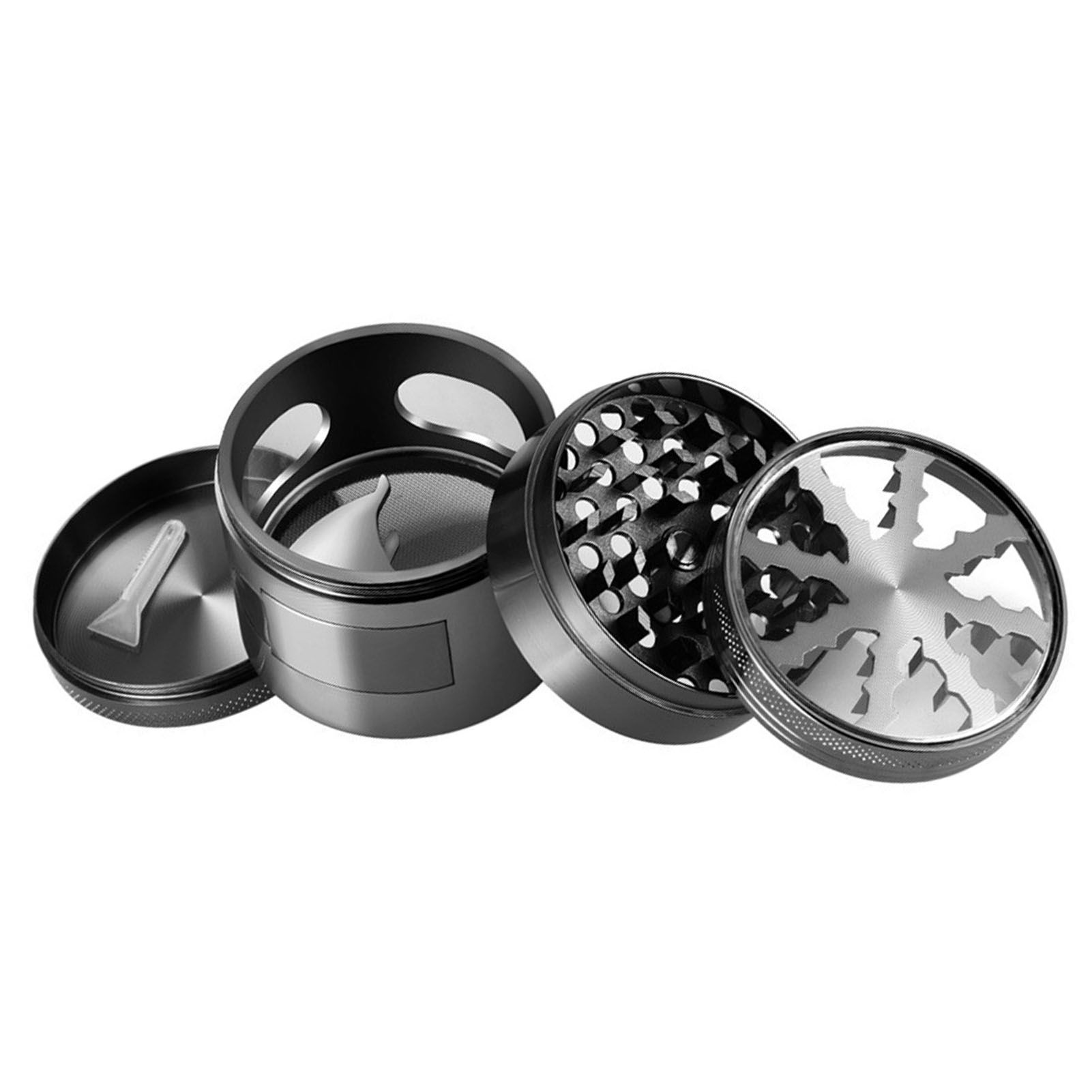 Manual Spice Grinder Small Portable Zinc Alloy Herb Grinder for Household Kitchen Restaurant - Image 4