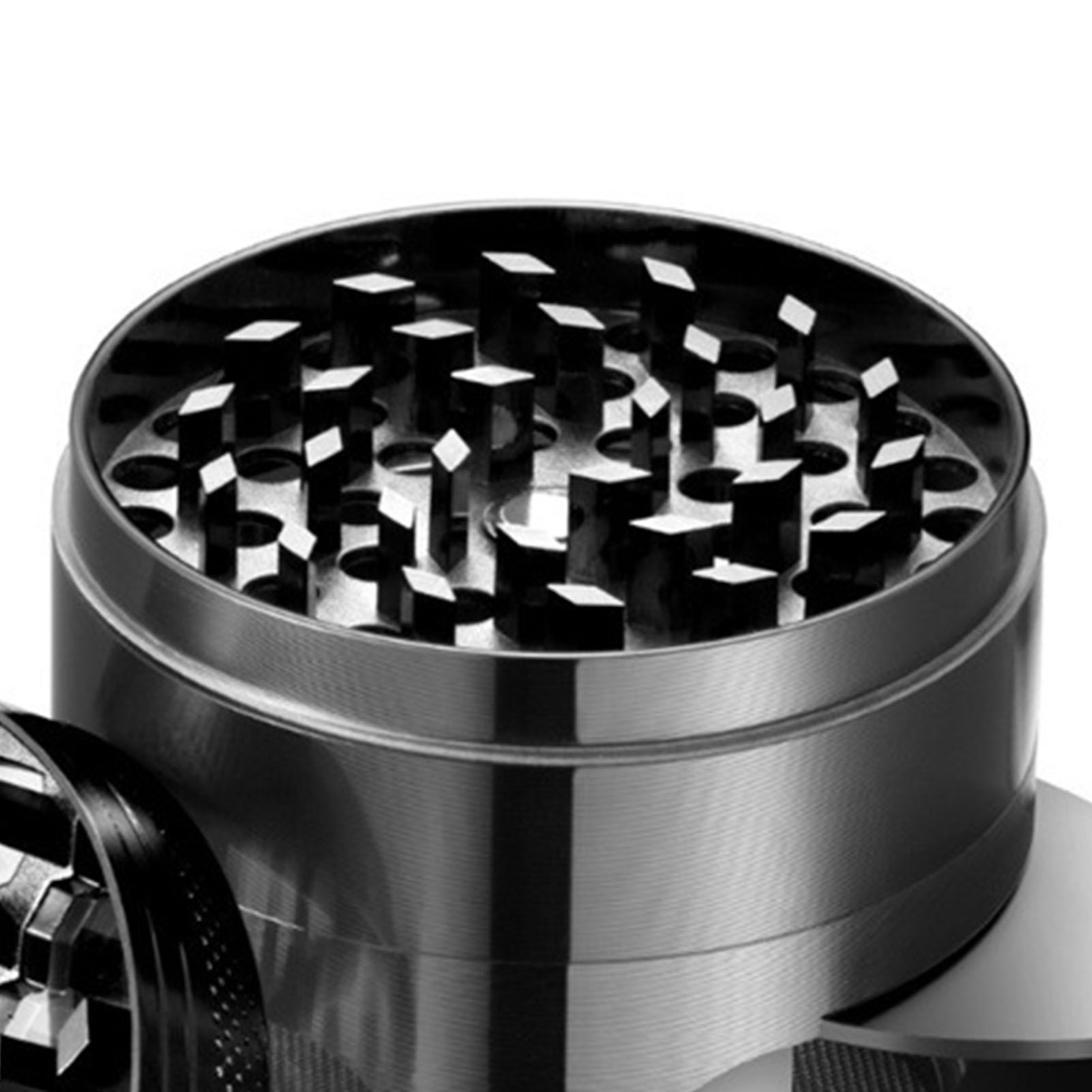 Manual Spice Grinder Small Portable Zinc Alloy Herb Grinder for Household Kitchen Restaurant - Image 8