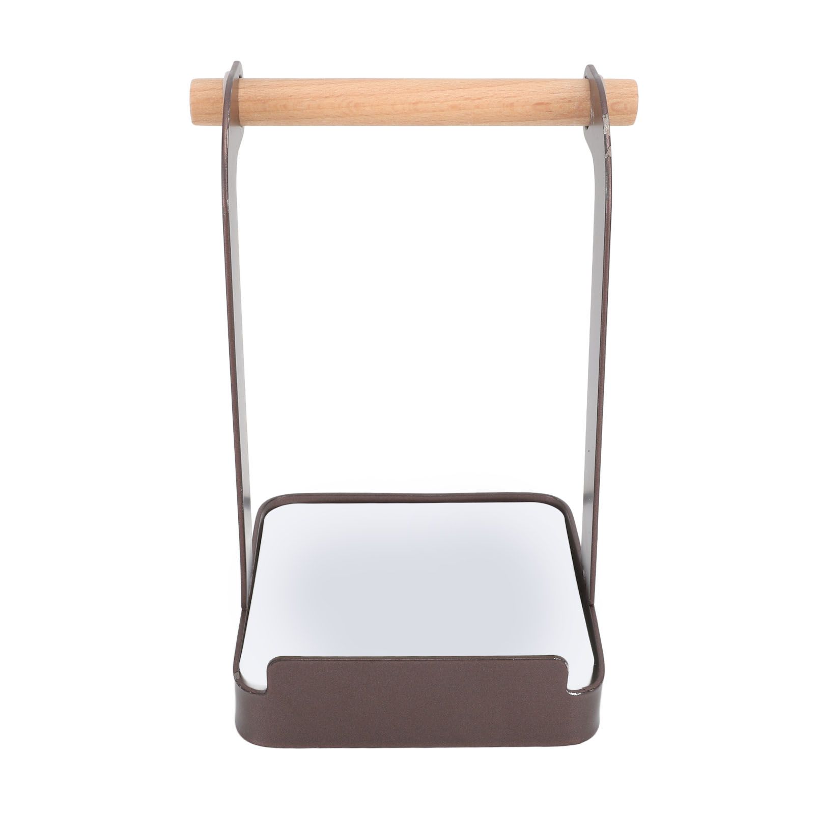 Pot Lid Holder Rack Multifunction Prevent Slip Iron Basin Wood Rack Cooking Tool Spatula Stand Kitchen Organizer Coffee - Image 4