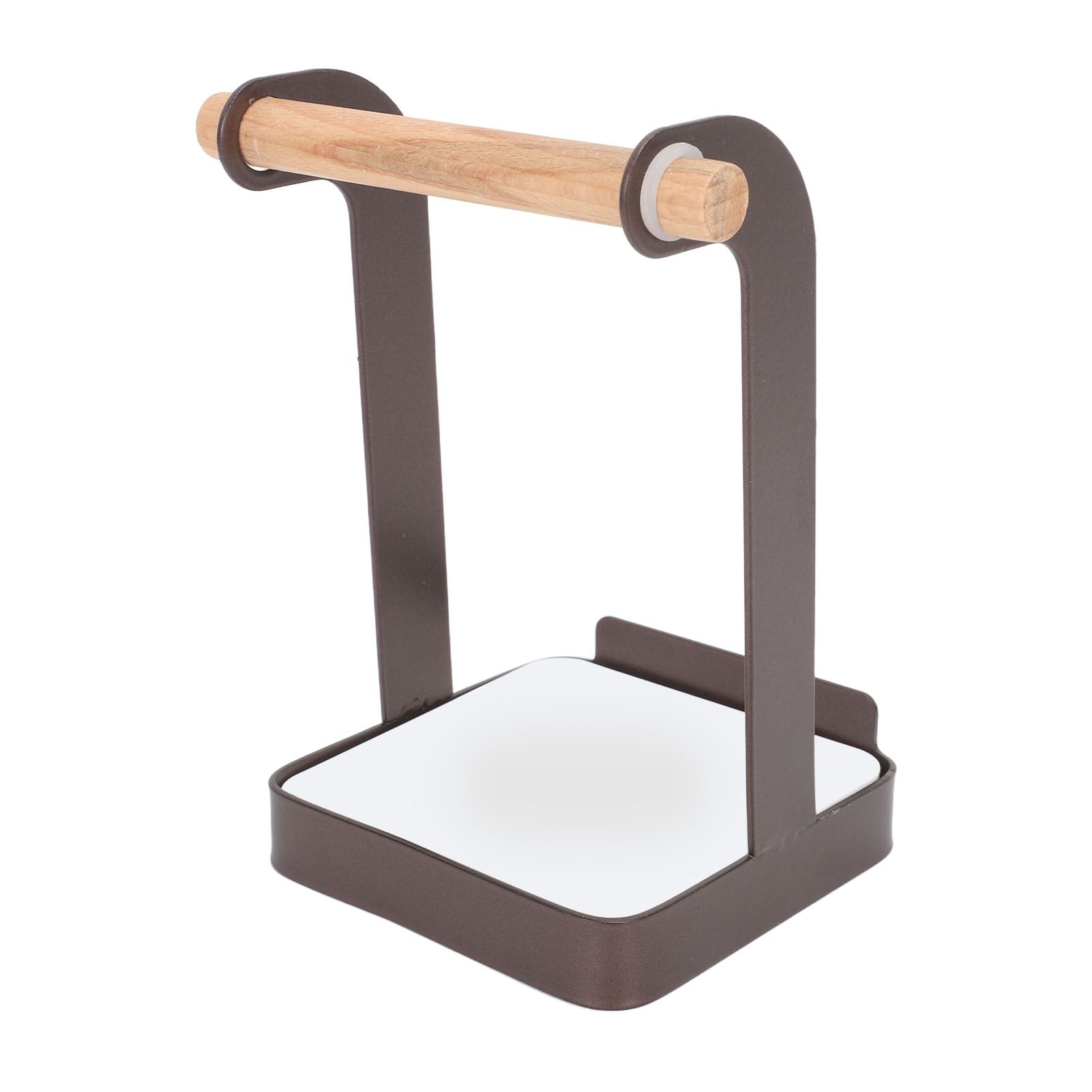 Pot Lid Holder Rack Multifunction Prevent Slip Iron Basin Wood Rack Cooking Tool Spatula Stand Kitchen Organizer Coffee - Image 6