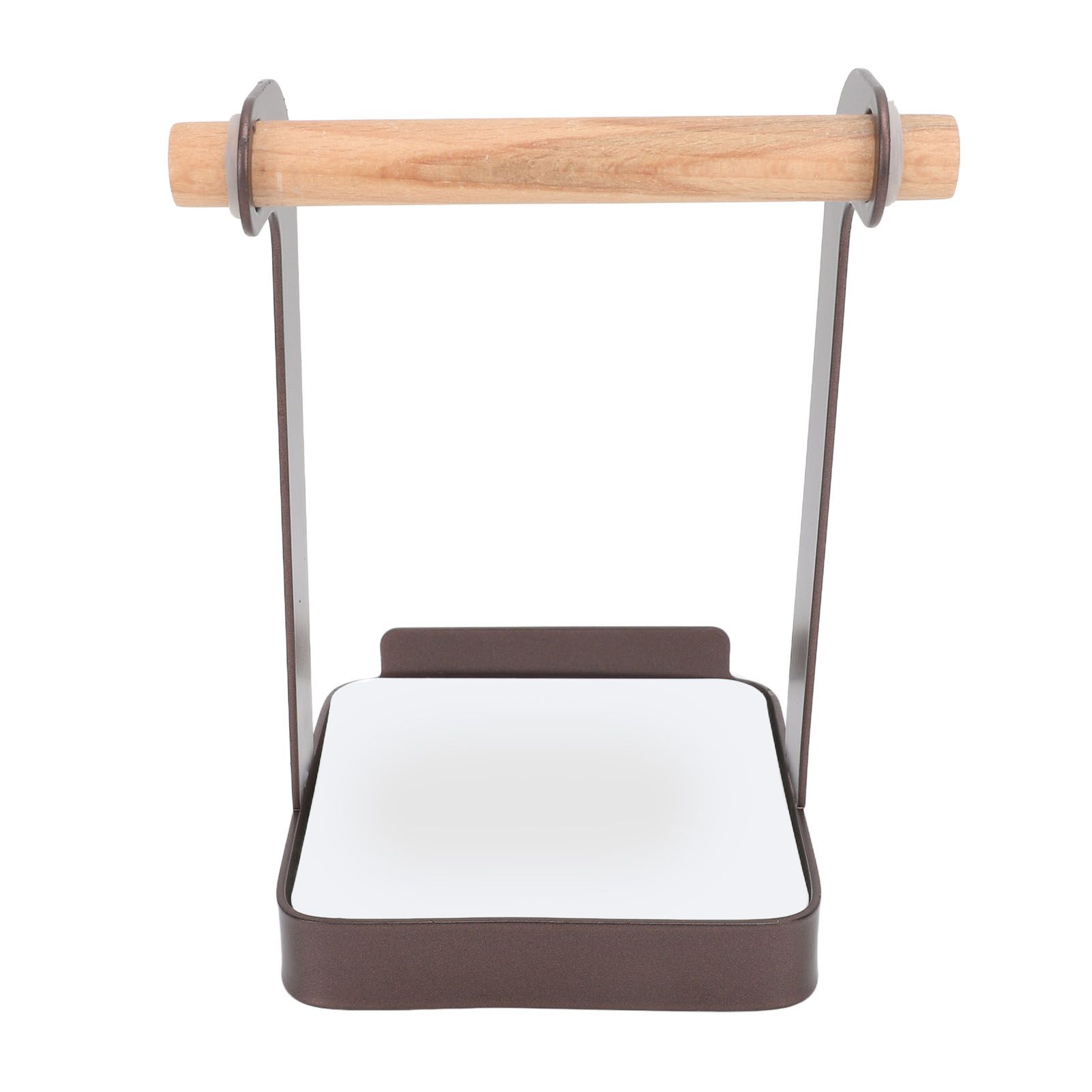 Pot Lid Holder Rack Multifunction Prevent Slip Iron Basin Wood Rack Cooking Tool Spatula Stand Kitchen Organizer Coffee - Image 7