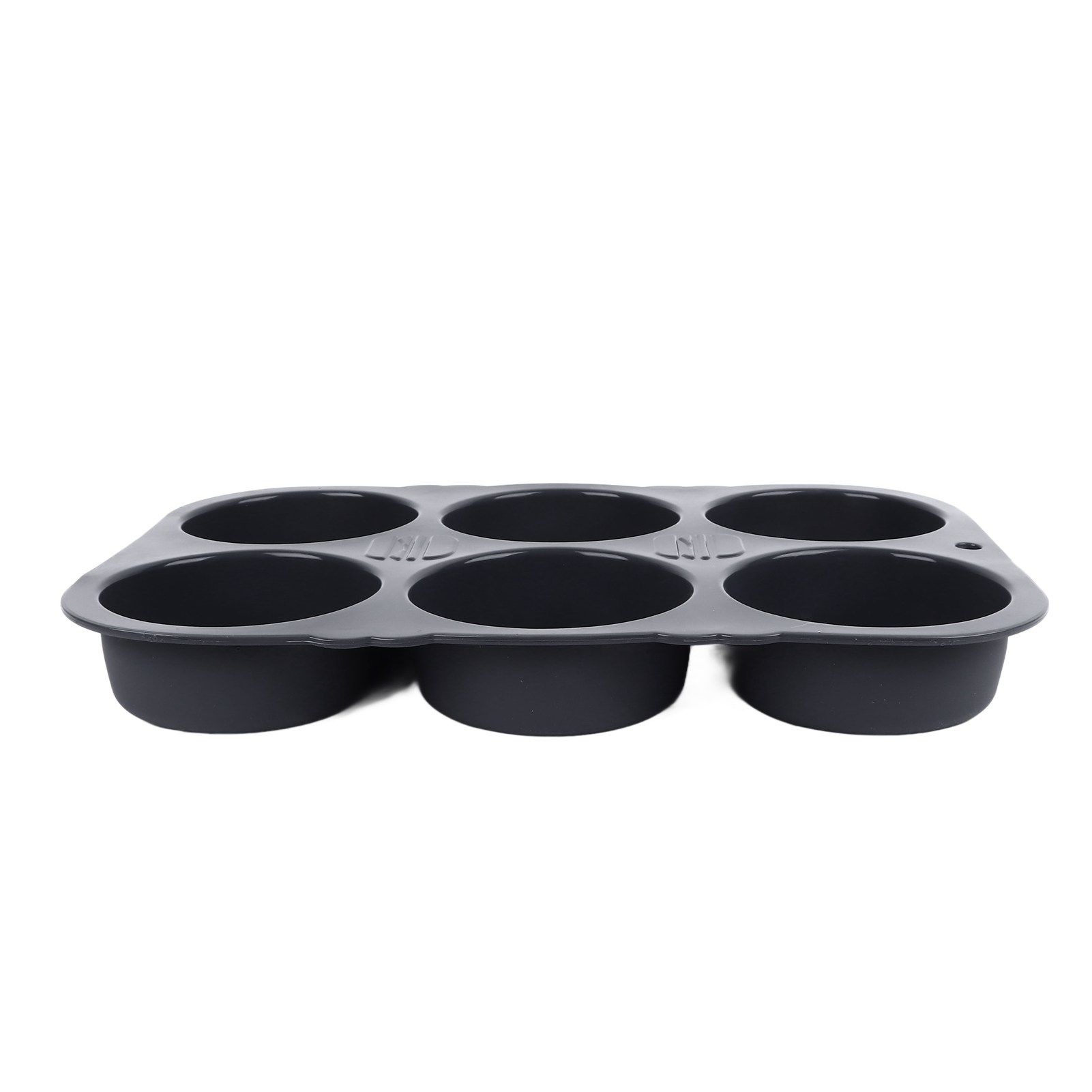 6 Cavity Hamburger Bun Mould Foldable Reusable Bread Mould ‑40℉ to +446℉ Heat Resistance Baking Mould for Kitchen - Image 5