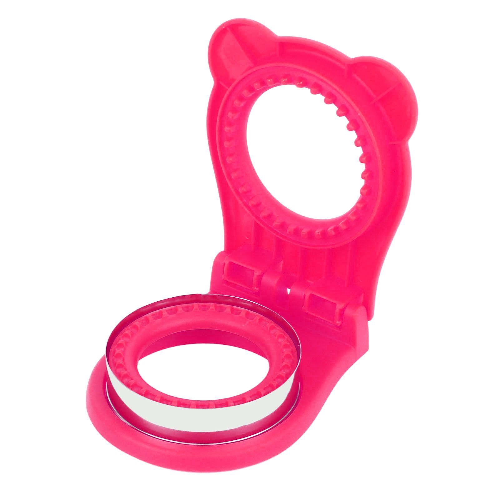 Sandwich Cutter Mold Manual Cake Bread Cutter Sealer Tool Round for Kitchen Cooking Rose Red - Image 3