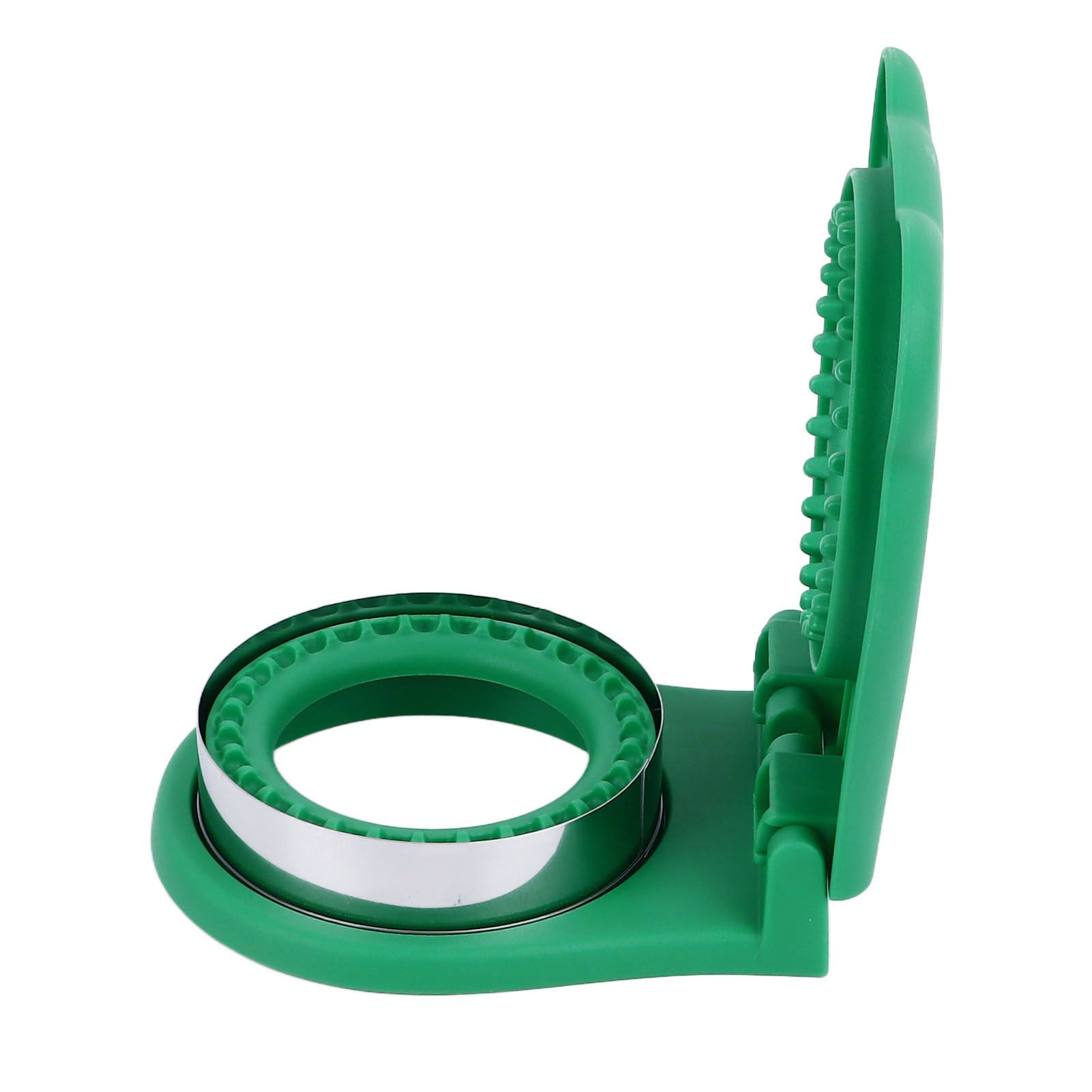 Sandwich Cutter Mold Manual Cake Bread Cutter Sealer Tool Round for Kitchen Cooking Green - Image 5