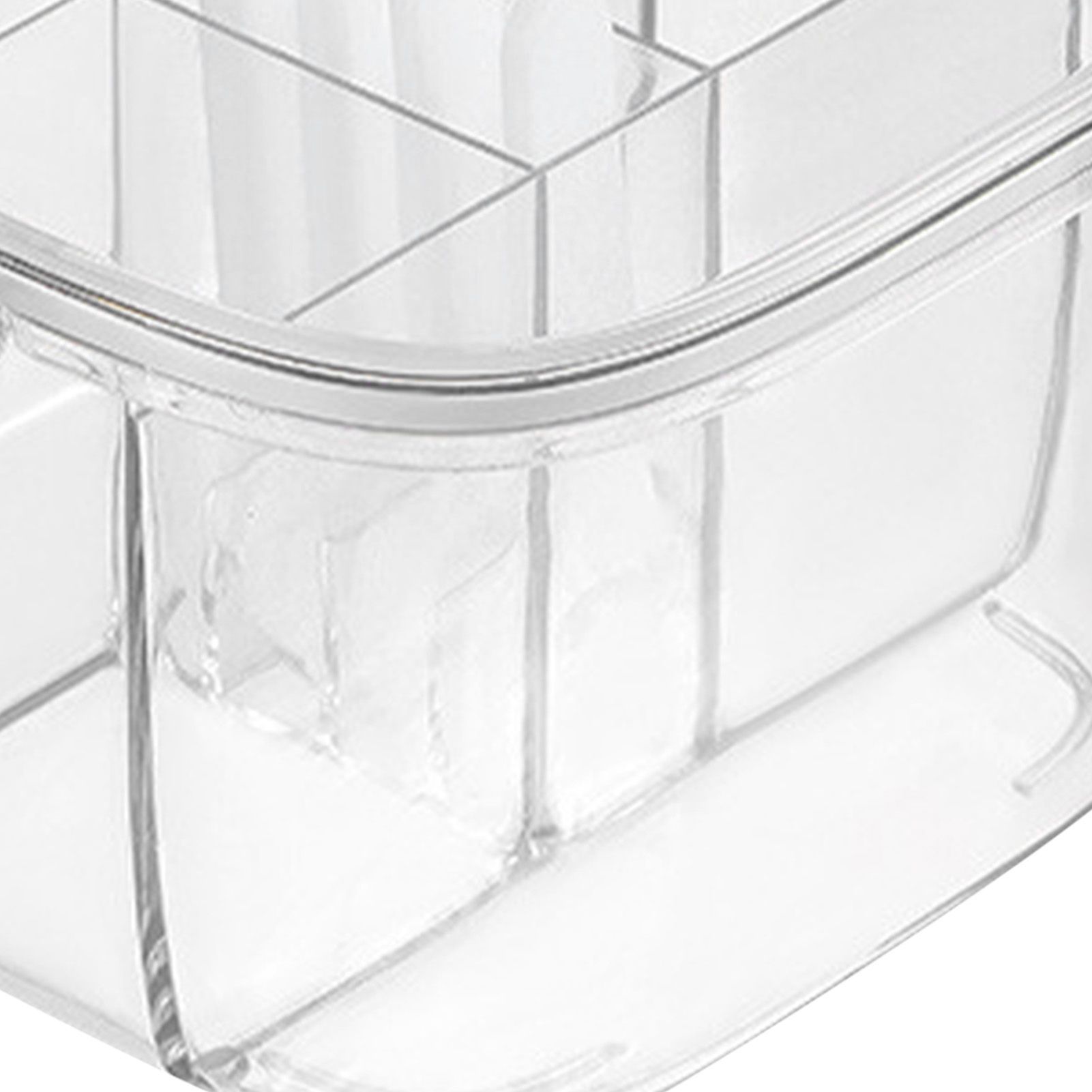 Seasoning Box 4 Compartments Transparent Window Strong PET Seasoning Jar with 4 Spoons for Home Kitchen Cooking White - Image 8