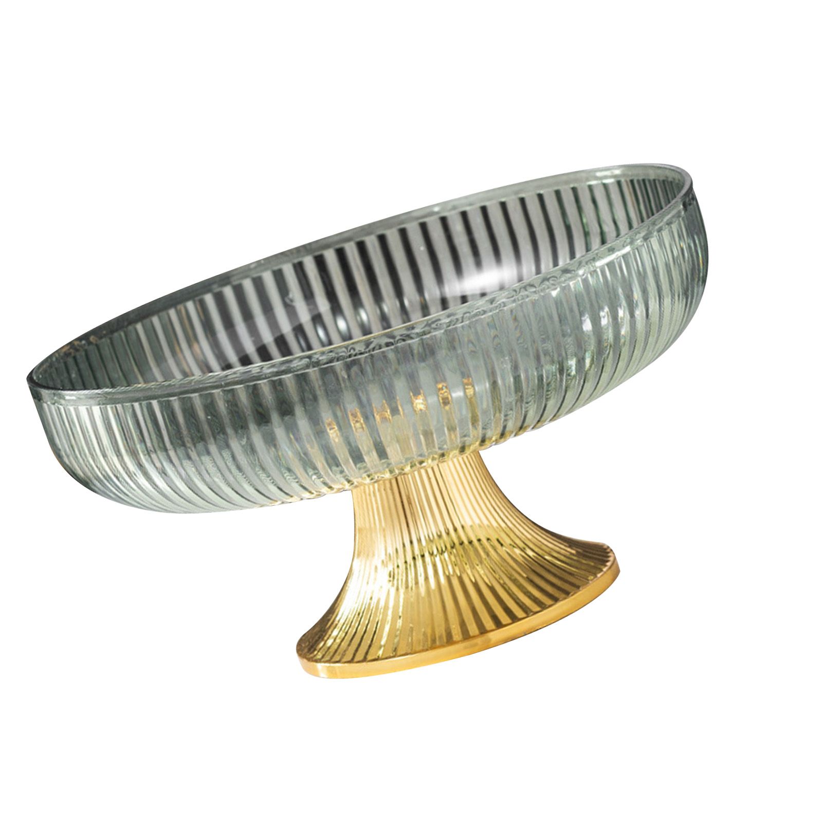 Fruit Plate Multifunctional Plastic Stylish Space Saving Decorative Snack Bowl for Candy Nuts Fruit Green - Image 3