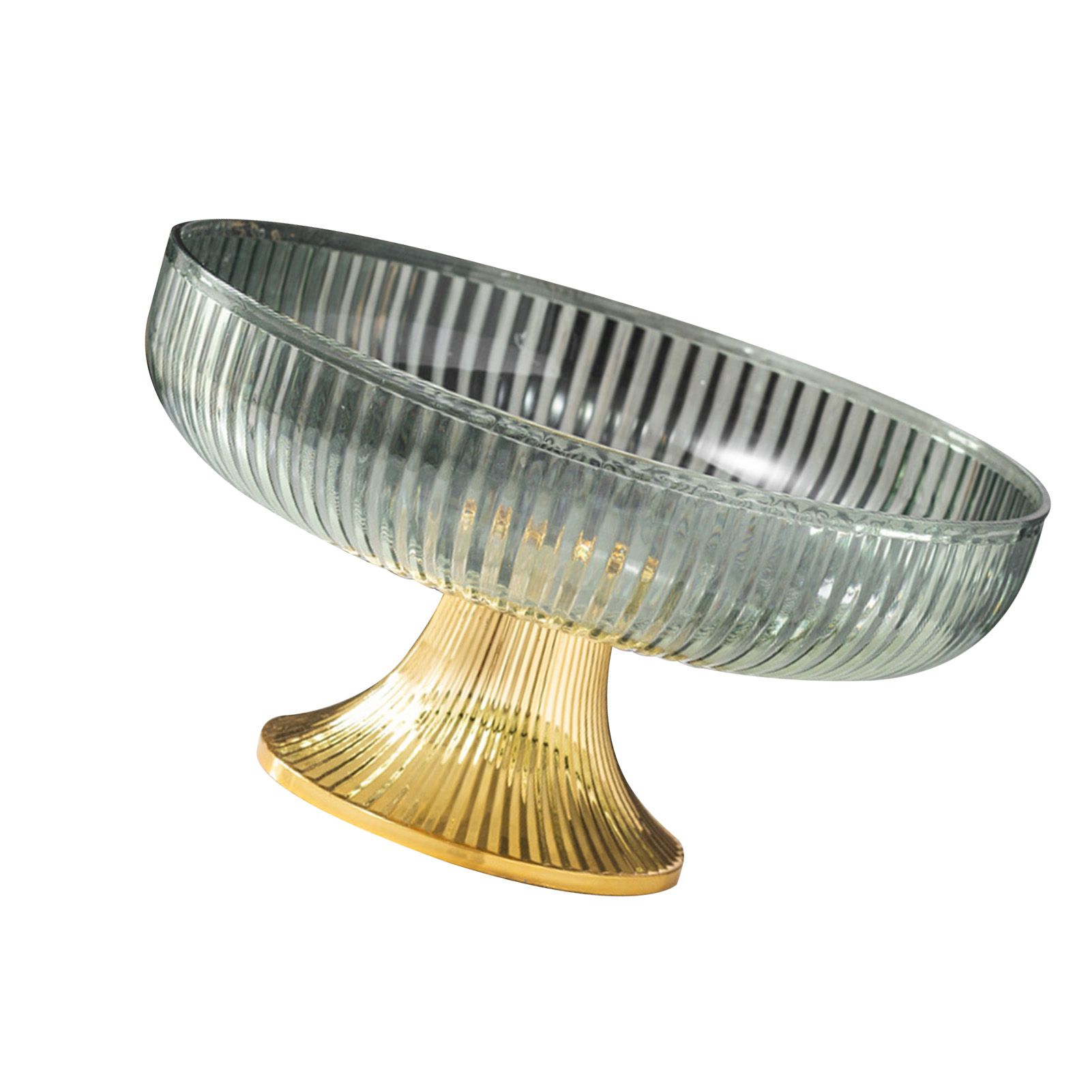 Fruit Plate Multifunctional Plastic Stylish Space Saving Decorative Snack Bowl for Candy Nuts Fruit Green - Image 4