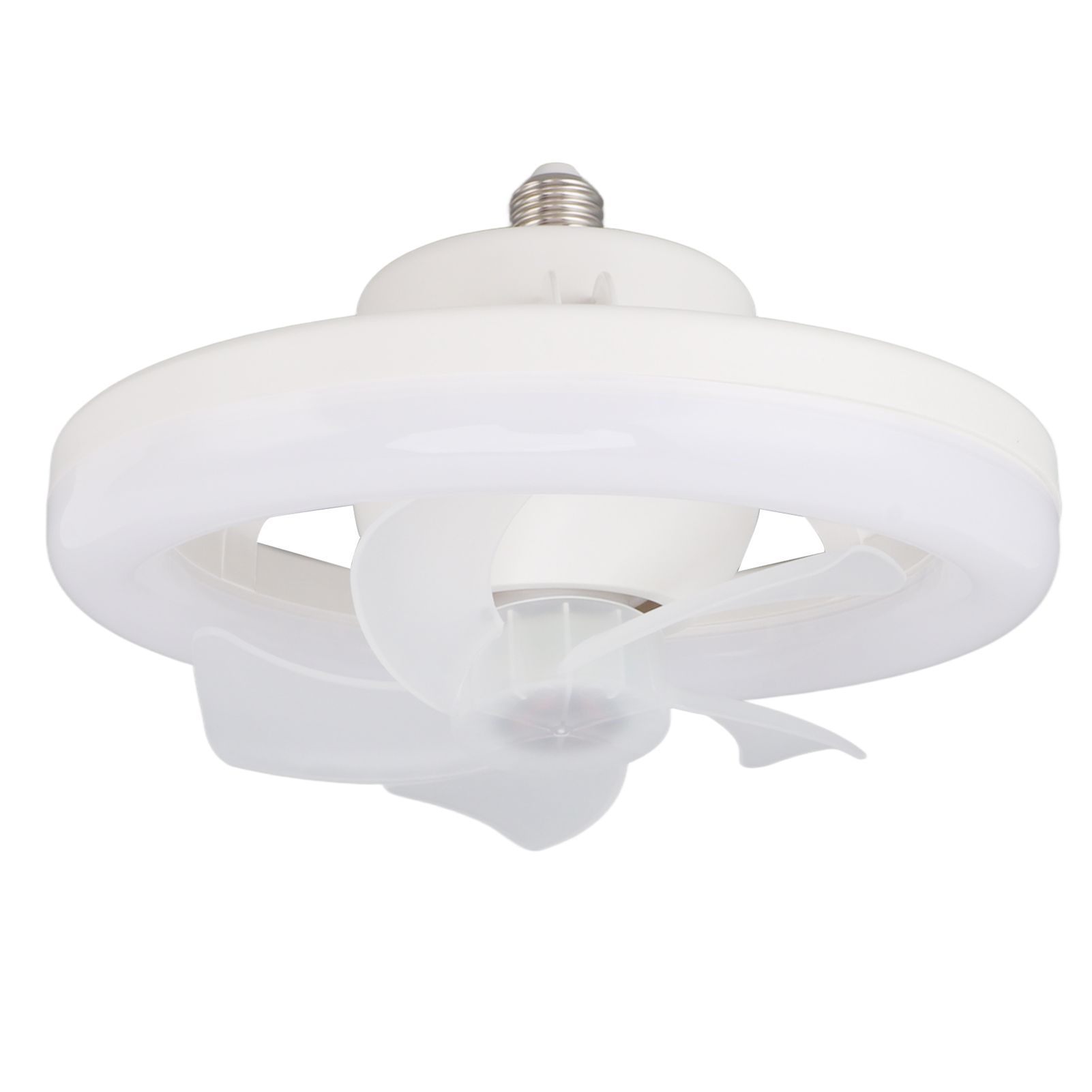 Ceiling Fan Light 360 Degree Rotate Dimmable E27 Adjustable LED Lamp 5 Blade 48W with Remote Control for Garage 85‑265V - Image 2
