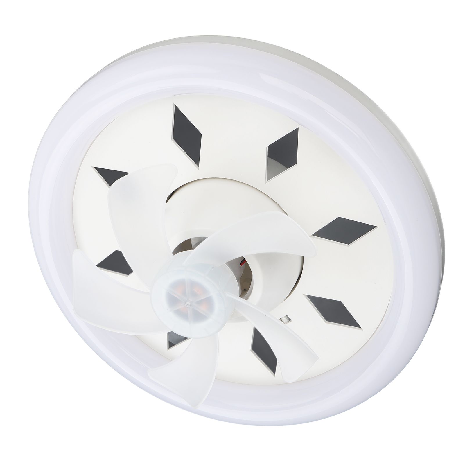 11.8in 60W Ceiling Fan with Light E27 LED Dimmable Ceiling Fans with Remote Control 3 Speeds 5 Blades 360 Degree Rotatable 85‑265V - Image 4