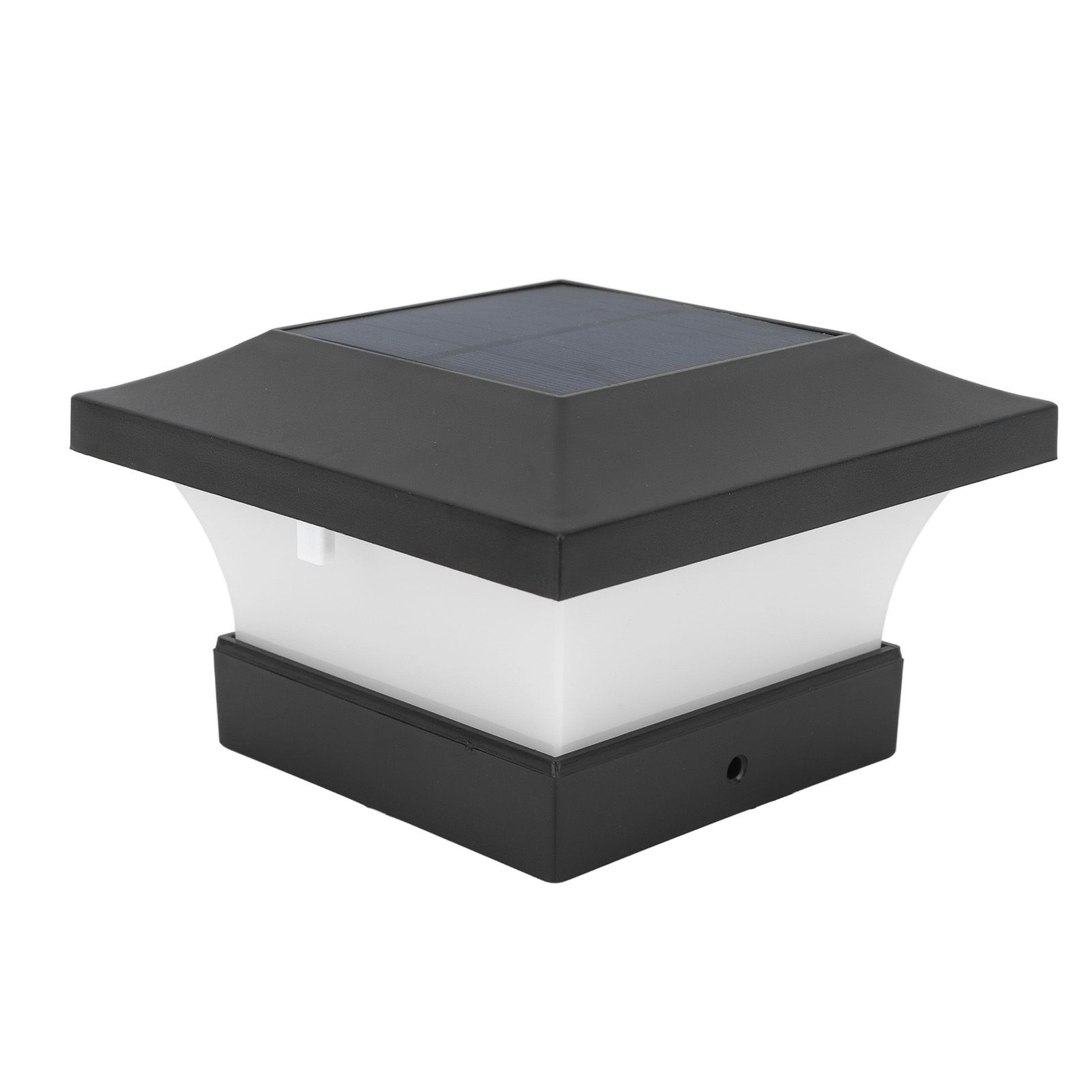Solar Capital Lamp White Light 2000mAh IP65 LED Solar Post Cap Lights for Courtyard Fences Bridge 3W 6000K - Image 2