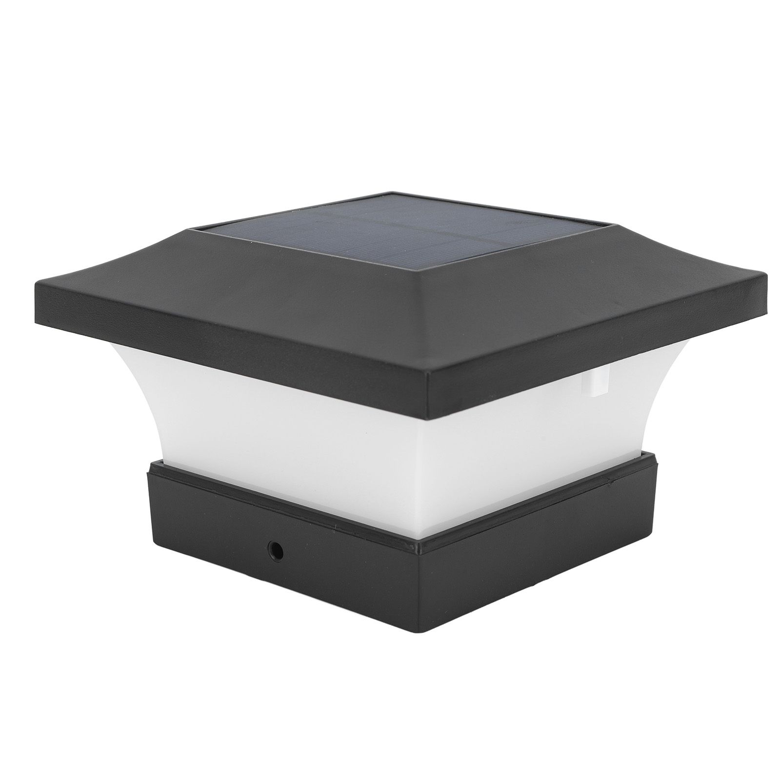 Solar Capital Lamp White Light 2000mAh IP65 LED Solar Post Cap Lights for Courtyard Fences Bridge 3W 6000K - Image 4