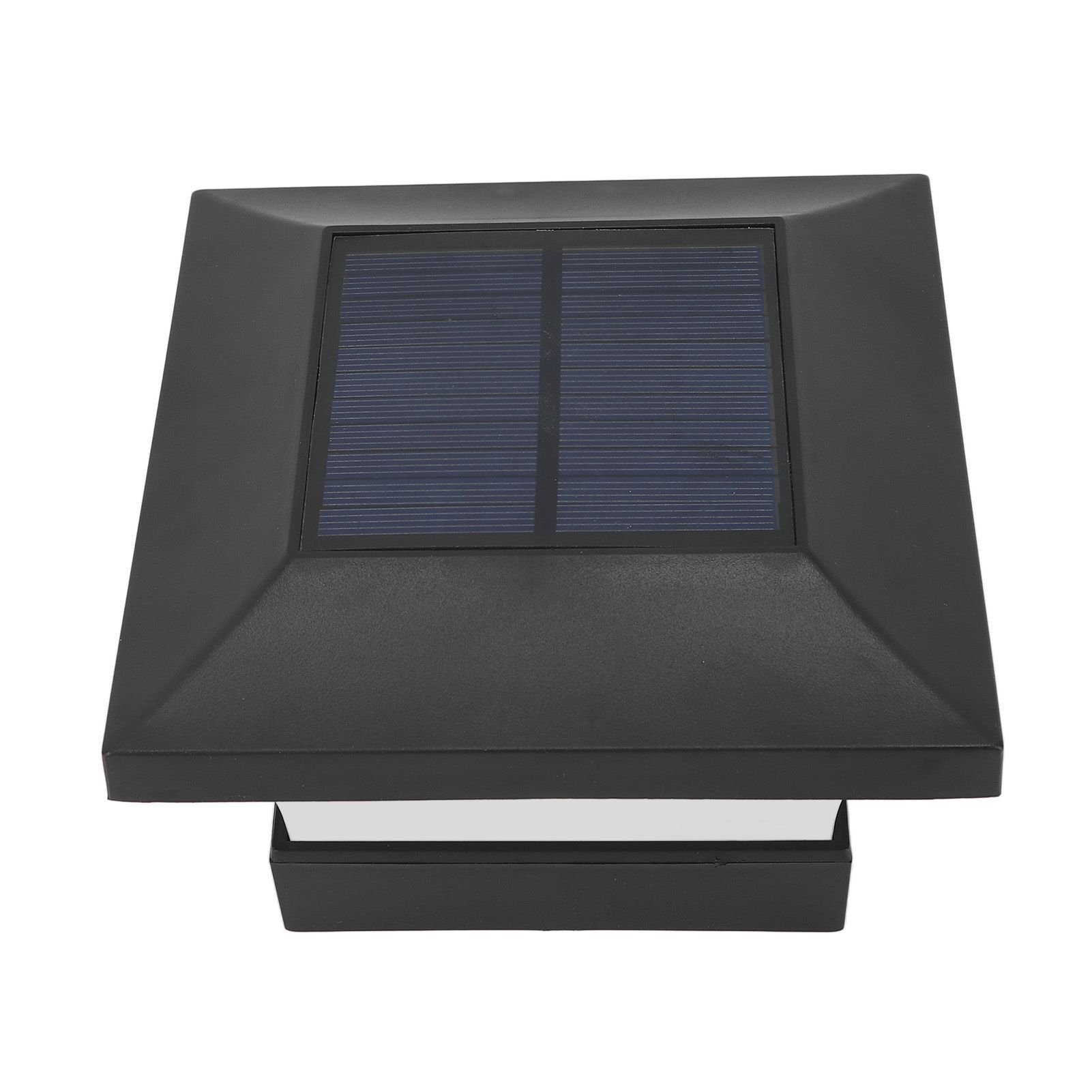 Solar Capital Lamp White Light 2000mAh IP65 LED Solar Post Cap Lights for Courtyard Fences Bridge 3W 6000K - Image 6