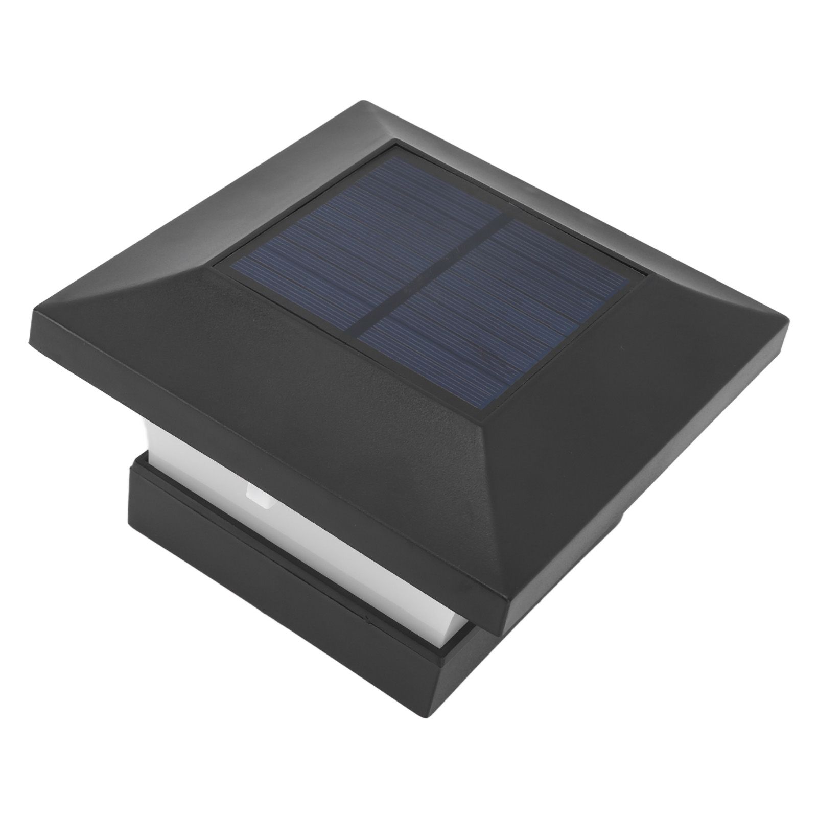 Solar Capital Lamp White Light 2000mAh IP65 LED Solar Post Cap Lights for Courtyard Fences Bridge 3W 6000K - Image 7
