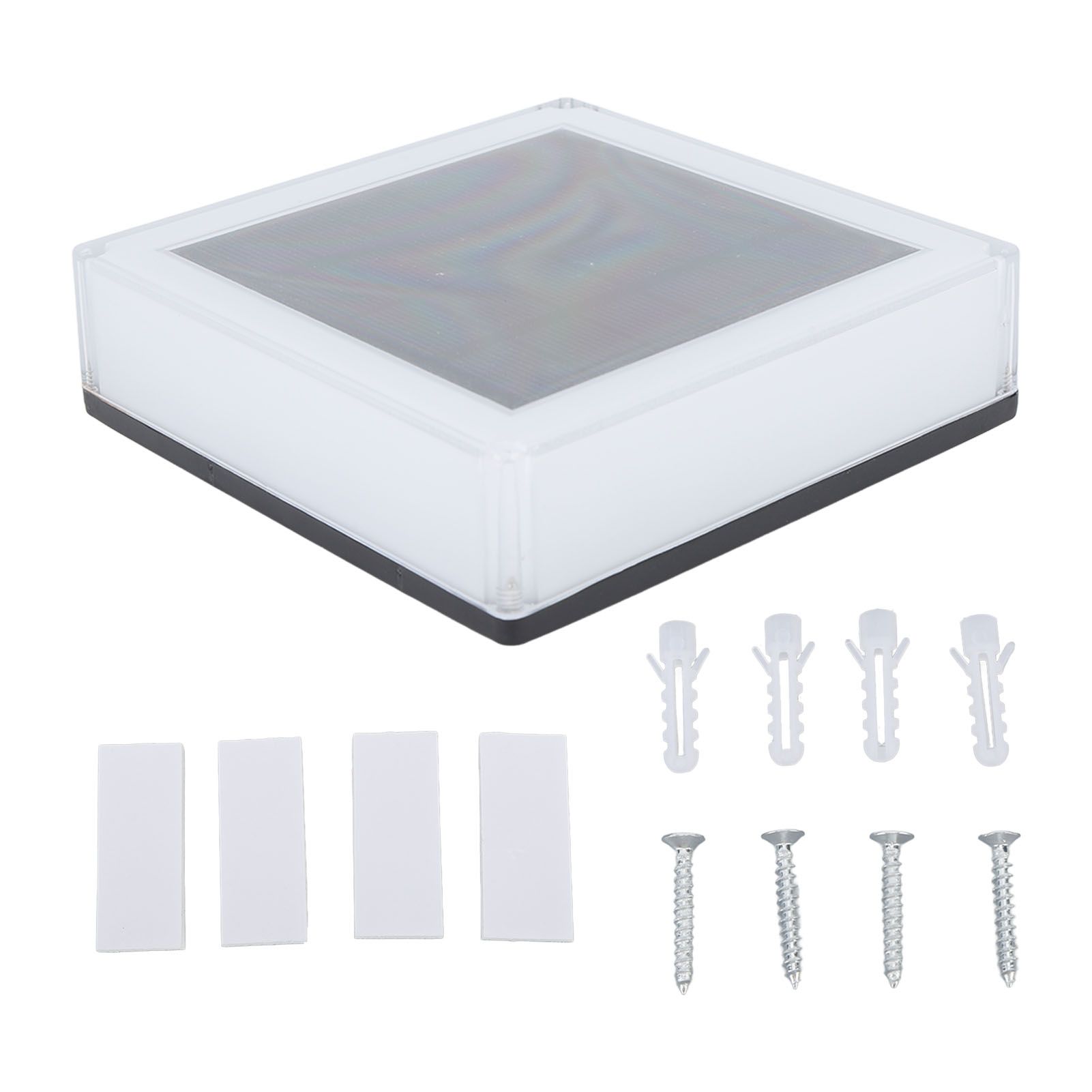 Outdoor Solar Post Light IP67 Waterproof Solar Powered Post Light for Courtyards Railings Column Fences - Image 1