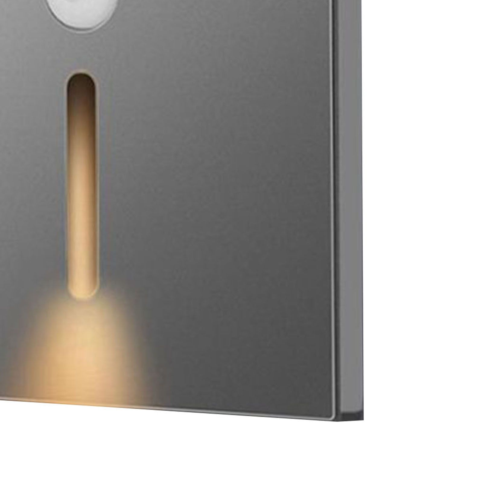 LED Motion Sensor Night Light ABS Small LED Induction Lamp for Bedside Corridor Hallway Grey - Image 8