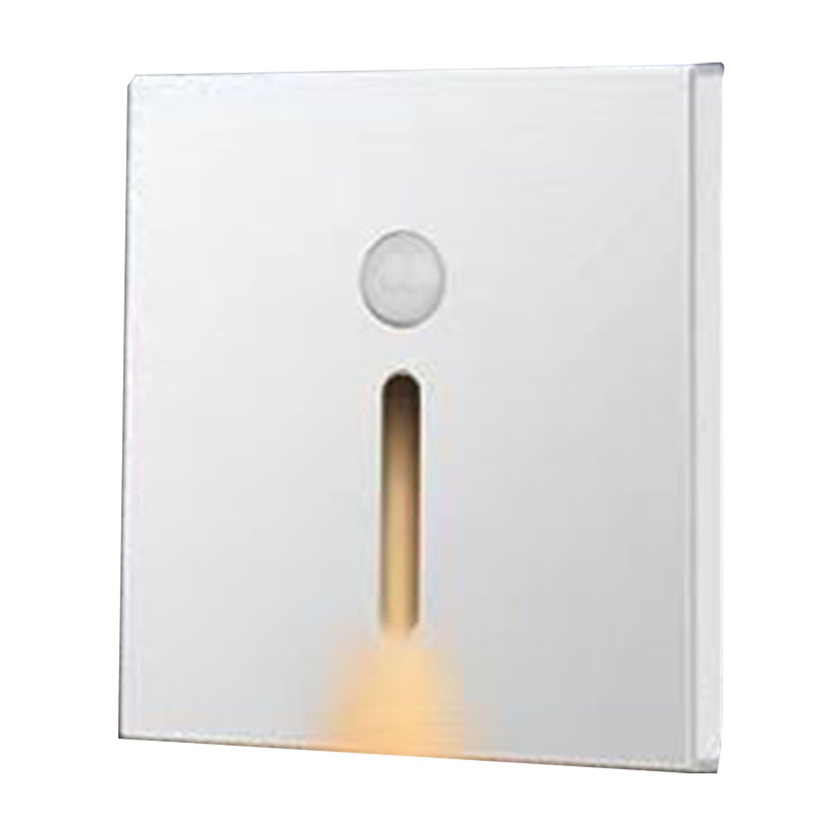 LED Motion Sensor Night Light ABS Small LED Induction Lamp for Bedside Corridor Hallway White - Image 1