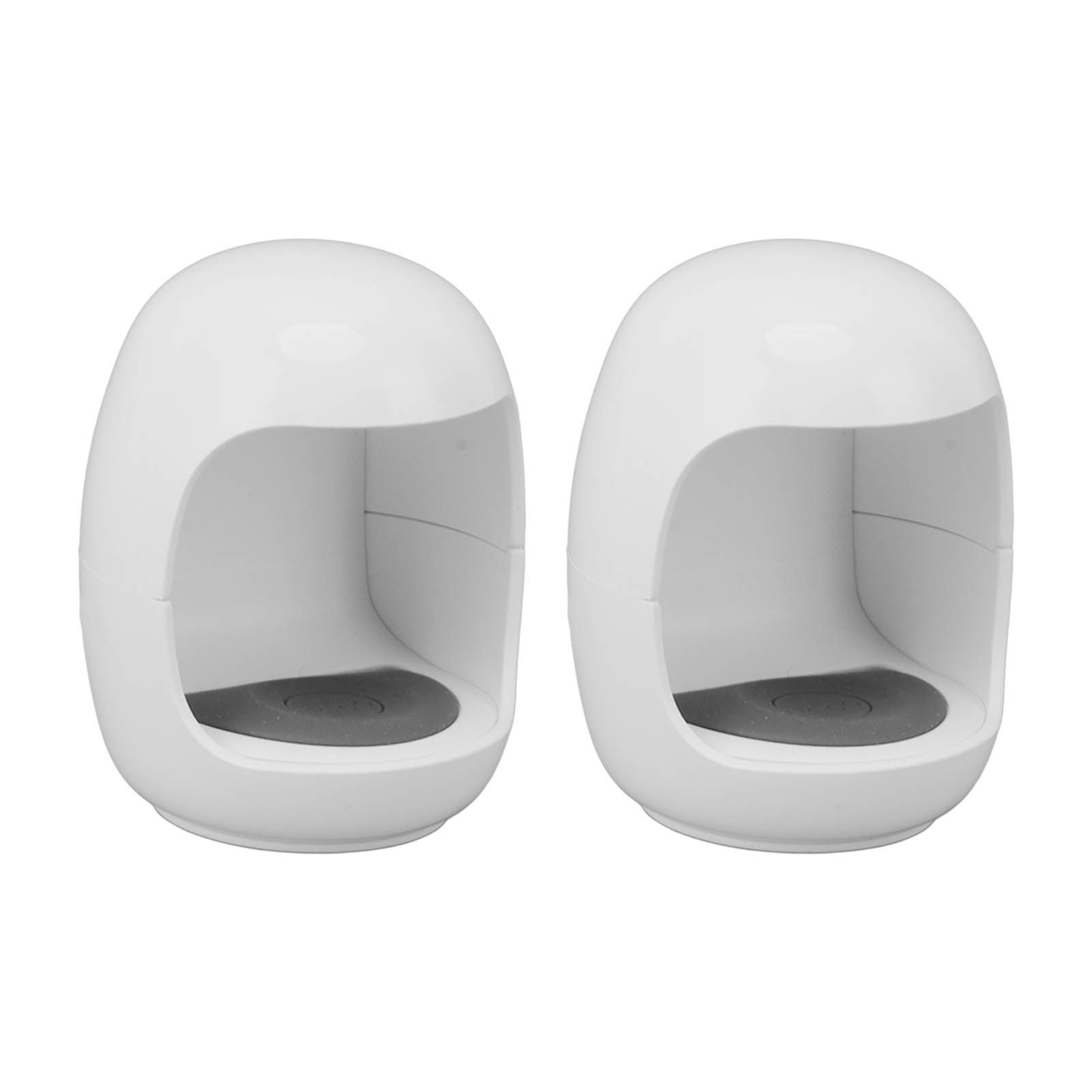 2Pcs Mini LED Nail Lamp Cute Mini Eggshell Quick Drying Portable UV Gel Nail Lamp for Home Nail Salon - Image 2
