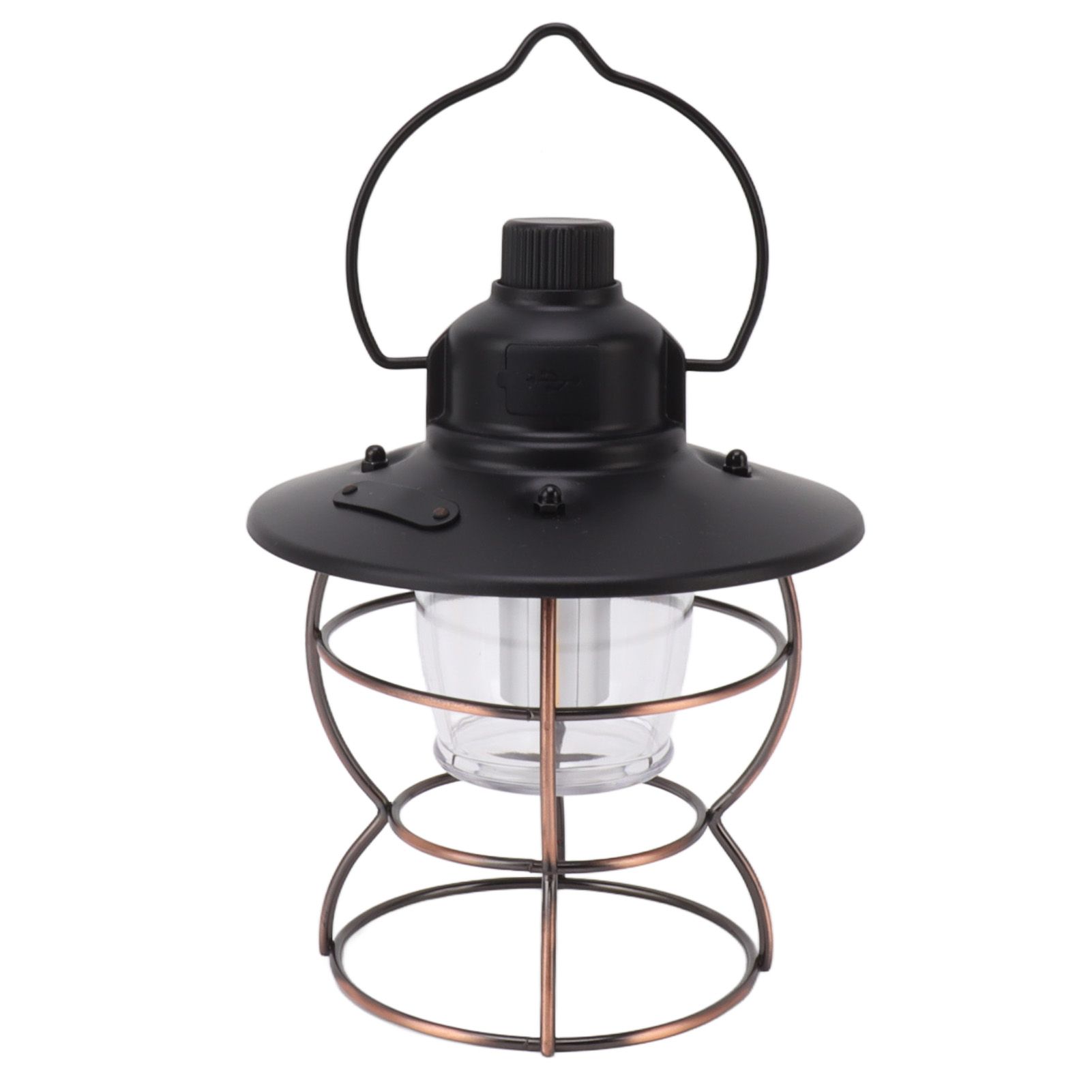 LED Camping Lantern Portable 3 Light Modes USB Charge Stepless Dimming LED Vintage Lantern for Hiking Camping Emergency - Image 2