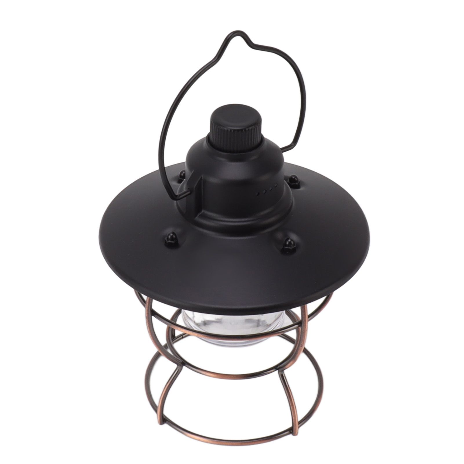 LED Camping Lantern Portable 3 Light Modes USB Charge Stepless Dimming LED Vintage Lantern for Hiking Camping Emergency - Image 3