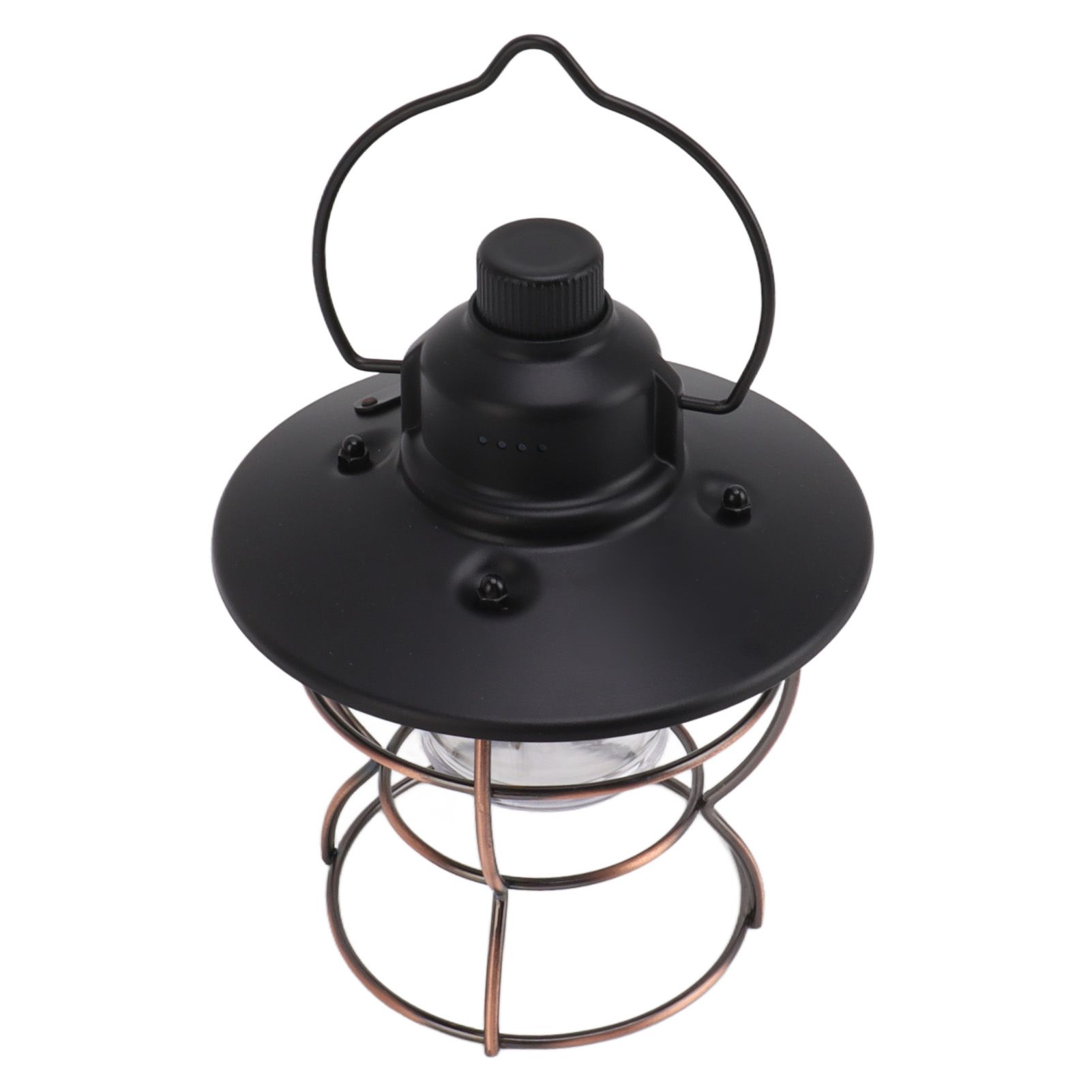 LED Camping Lantern Portable 3 Light Modes USB Charge Stepless Dimming LED Vintage Lantern for Hiking Camping Emergency - Image 4