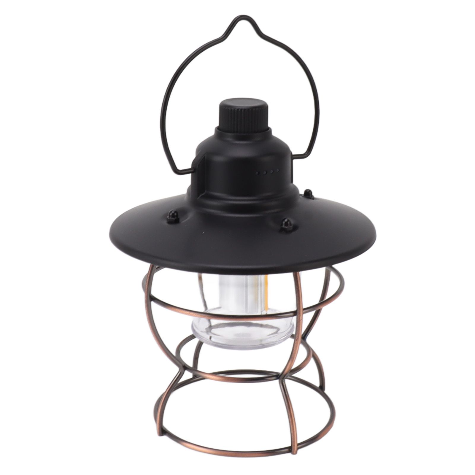 LED Camping Lantern Portable 3 Light Modes USB Charge Stepless Dimming LED Vintage Lantern for Hiking Camping Emergency - Image 7
