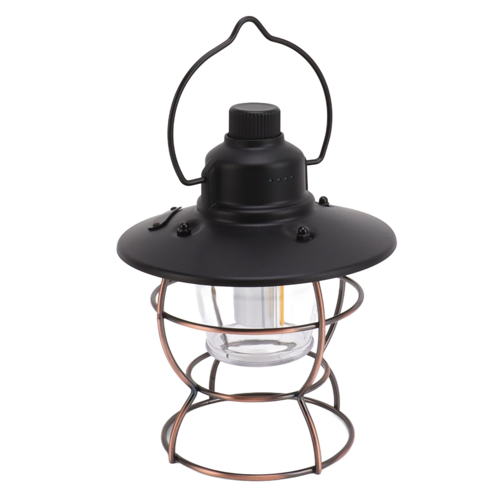 LED Camping Lantern Portable 3 Light Modes USB Charge Stepless Dimming LED Vintage Lantern for Hiking Camping Emergency - Image 8
