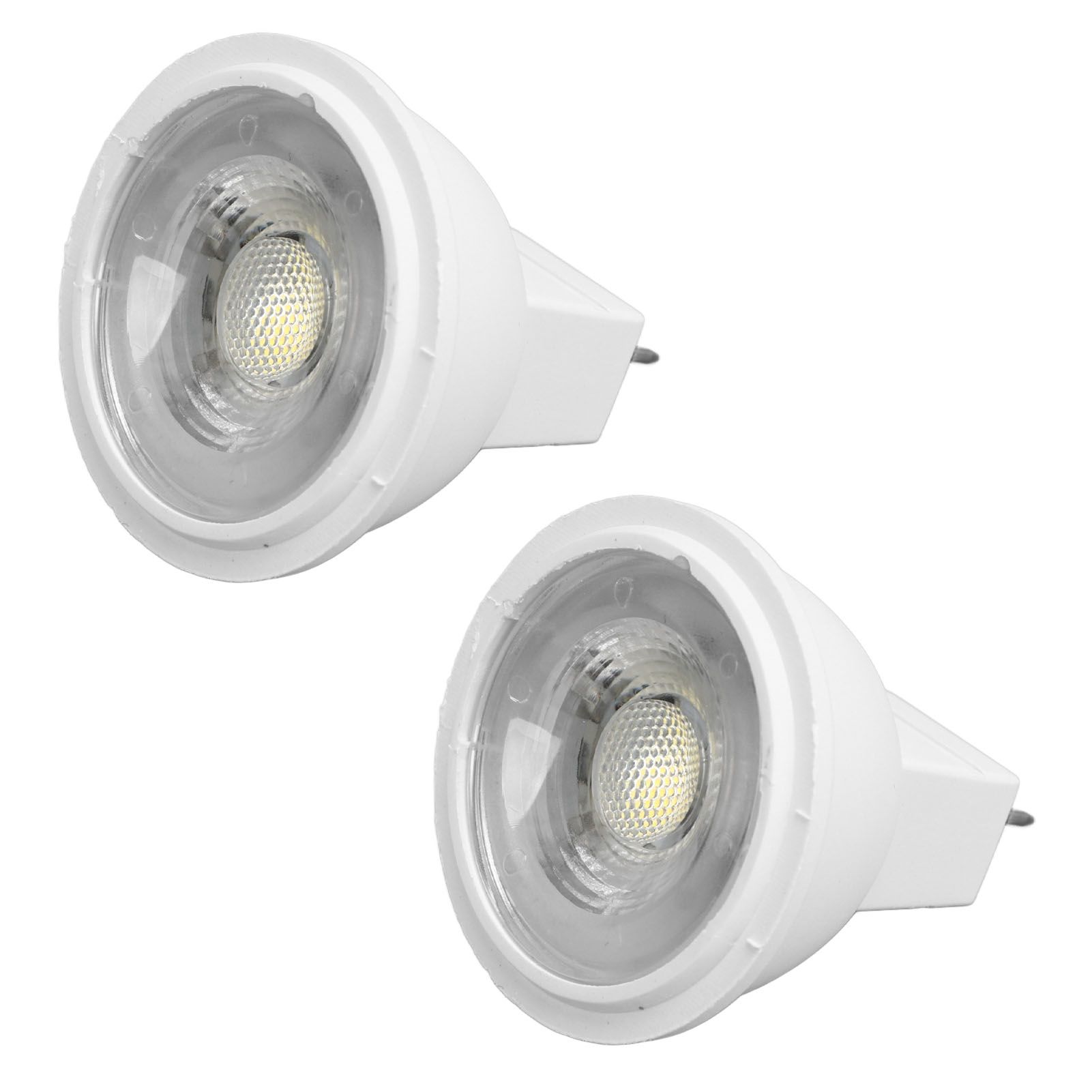 2Pcs MR11 Light Bulb High Brightness 3W 110V Faster Heat Dissipation GU4 Spotlight Bulbs for Landscape Lighting Bedroom Kitchen White Light - Image 2