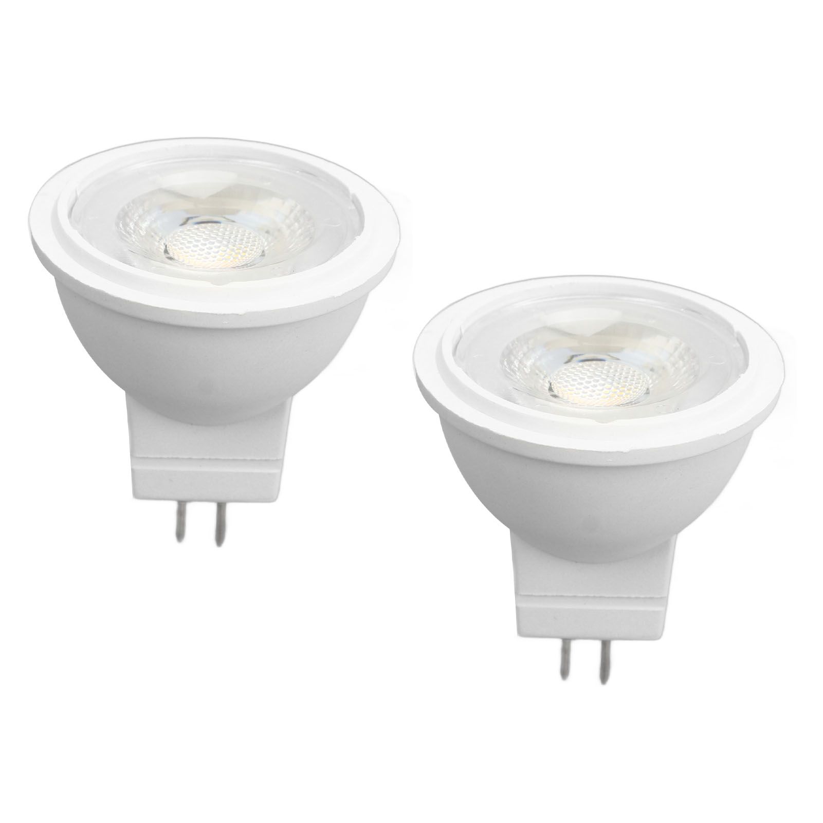 2Pcs MR11 Light Bulb High Brightness 3W 110V Faster Heat Dissipation GU4 Spotlight Bulbs for Landscape Lighting Bedroom Kitchen Warm Light - Image 2