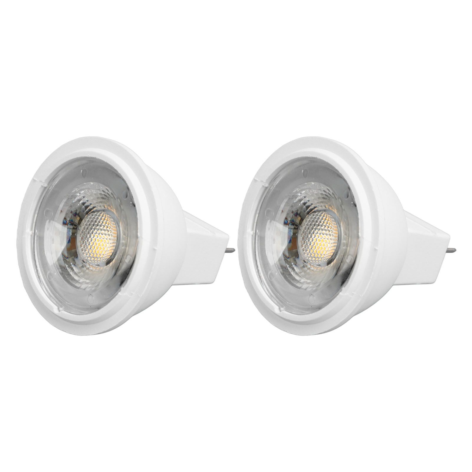2Pcs MR11 Light Bulb High Brightness 3W 110V Faster Heat Dissipation GU4 Spotlight Bulbs for Landscape Lighting Bedroom Kitchen Warm Light - Image 3