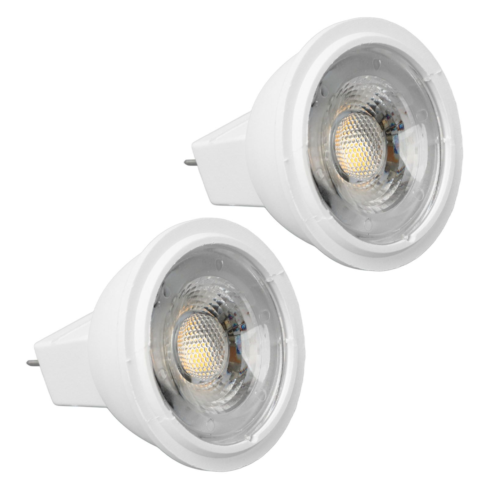 2Pcs MR11 Light Bulb High Brightness 3W 110V Faster Heat Dissipation GU4 Spotlight Bulbs for Landscape Lighting Bedroom Kitchen Warm Light - Image 5