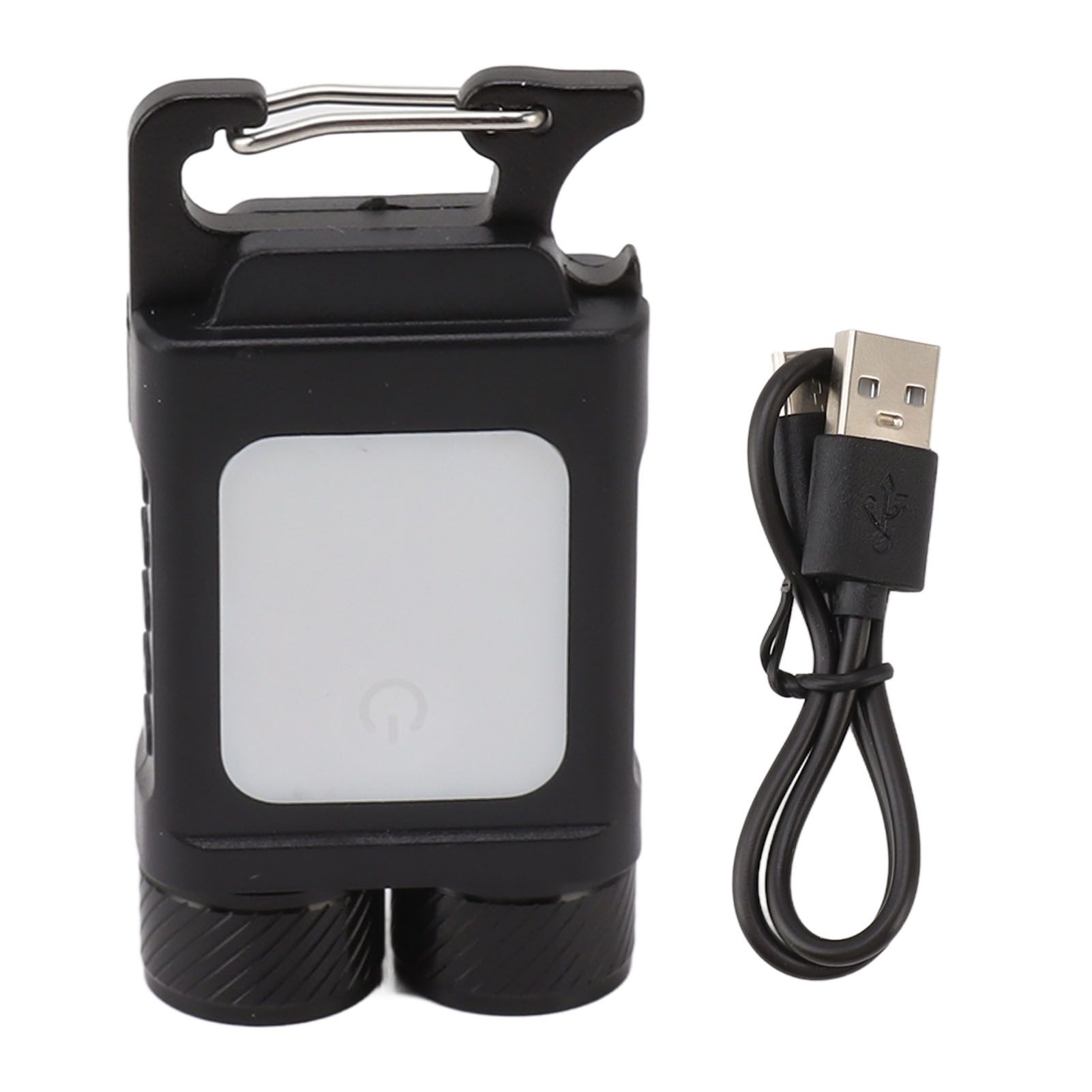 LED Keychain Flashlight 800LM USB Rechargeable Portable Mini Keychain Work Light Pocket Flashlight for Camping Hiking Fishing - Image 1