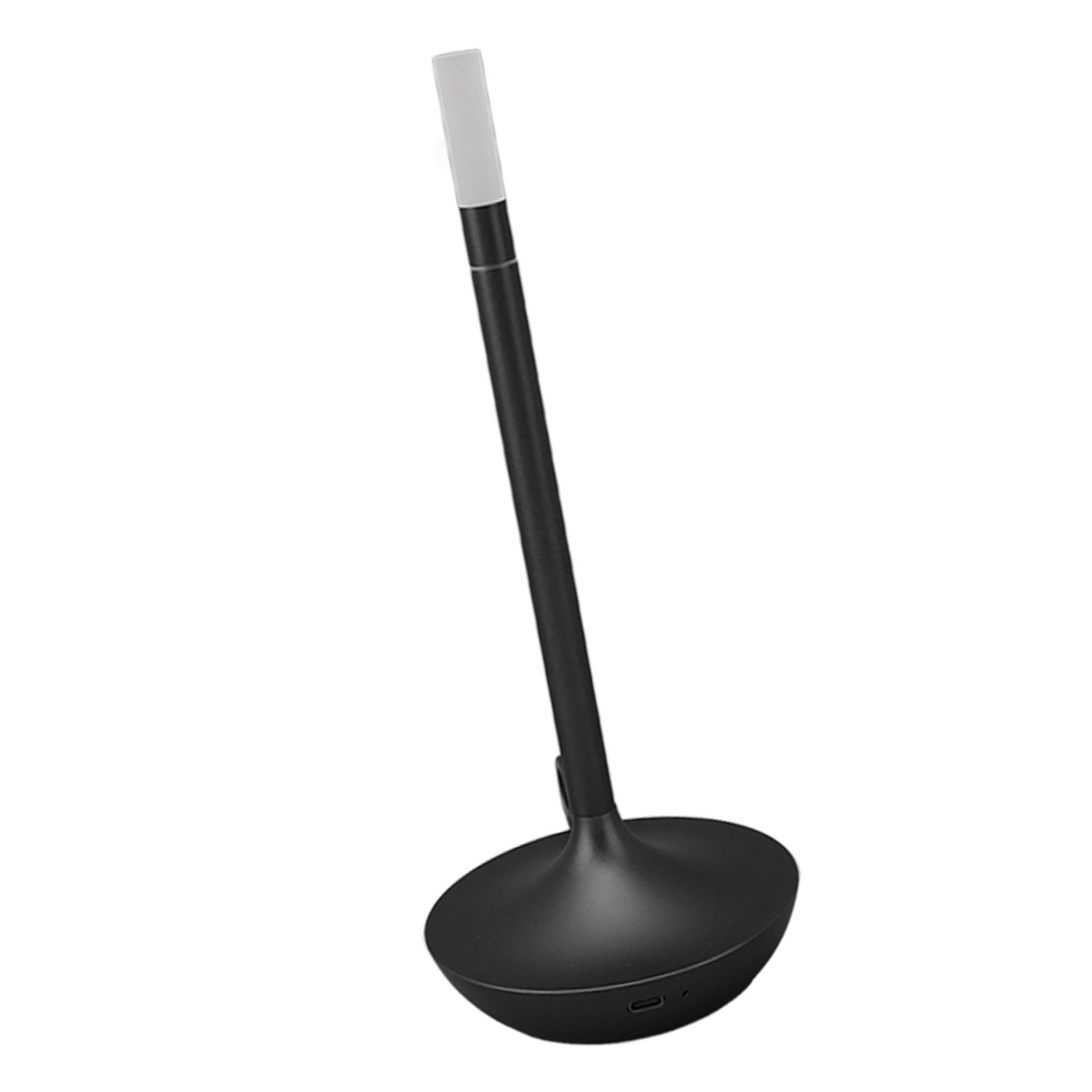 Cordless Table Lamp Innovative Candle Shape 3 Levels Brightness Dimmable Rechargeable LED Desk Lamp Black - Image 3