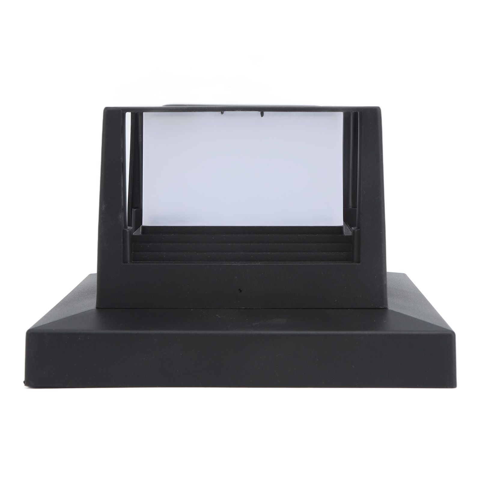 Square Outdoor Fence Post Cap Light Solar Post Light LED Landscape Lighting for Household Garden Courtyard Fence Dual Color Light Black - Image 3