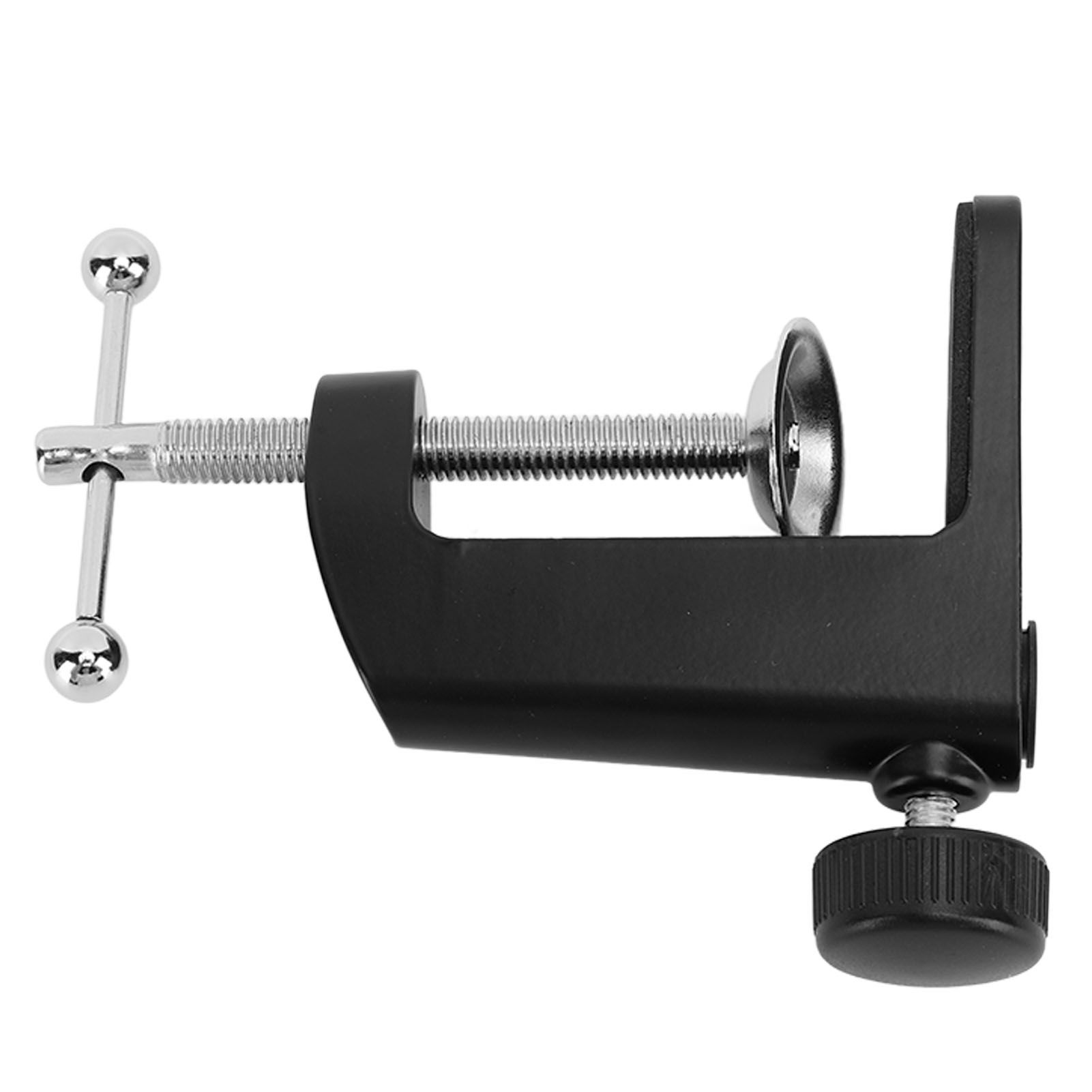 Desk C Clamp Aluminum Black 2.4inch 61mm Desk Table Mount Clamp for Desktop Table Lamp - Image 8
